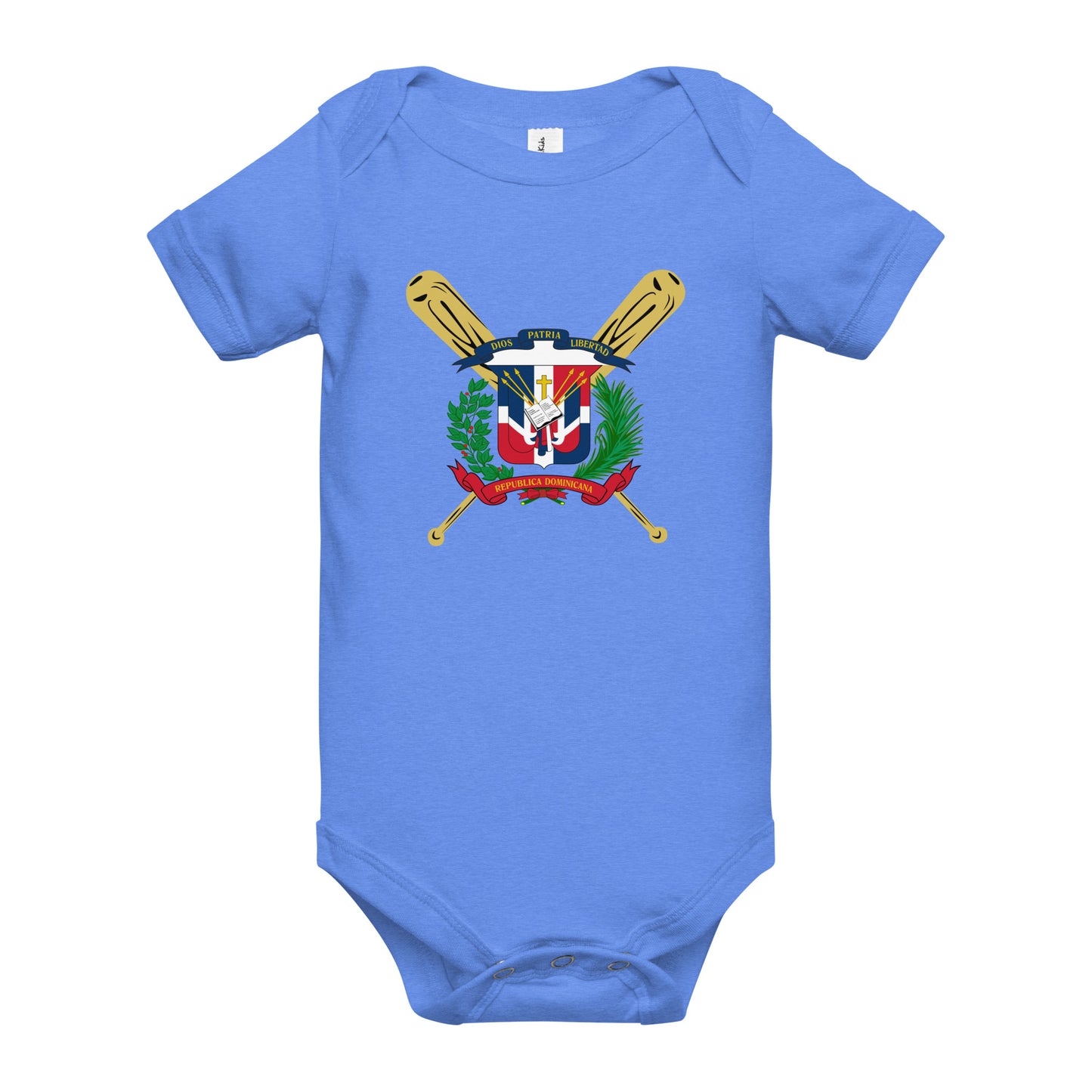 RD 1844 Baseball Seal Bébé combinaison à manches courtes