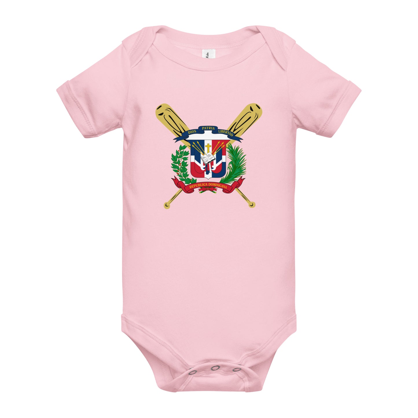 RD 1844 Baseball Seal Bébé combinaison à manches courtes