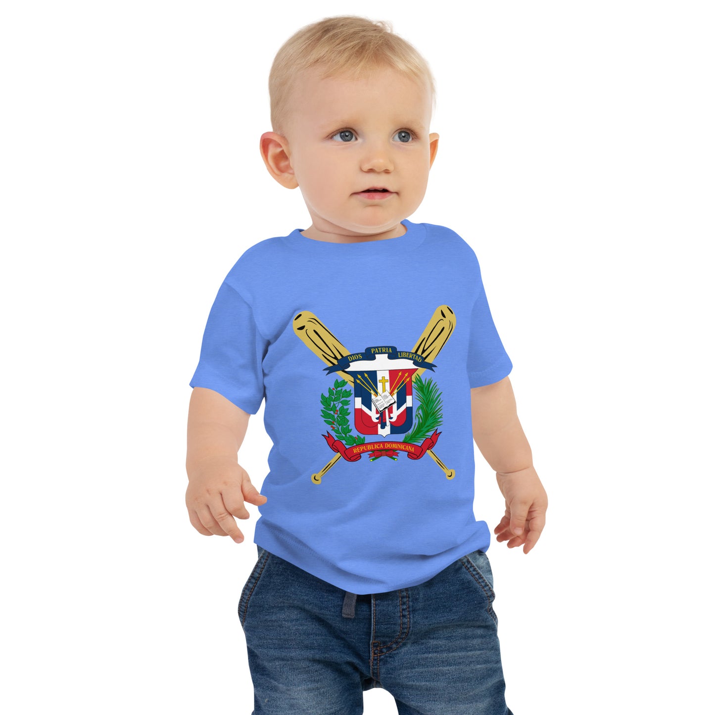 T-shirt à manches courtes pour bébé en jersey de baseball RD 1844