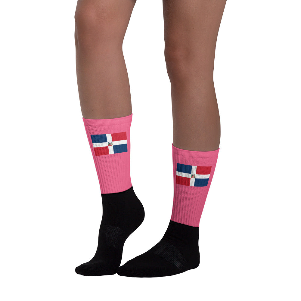 Chaussettes avec drapeau RD 1844 (rose)