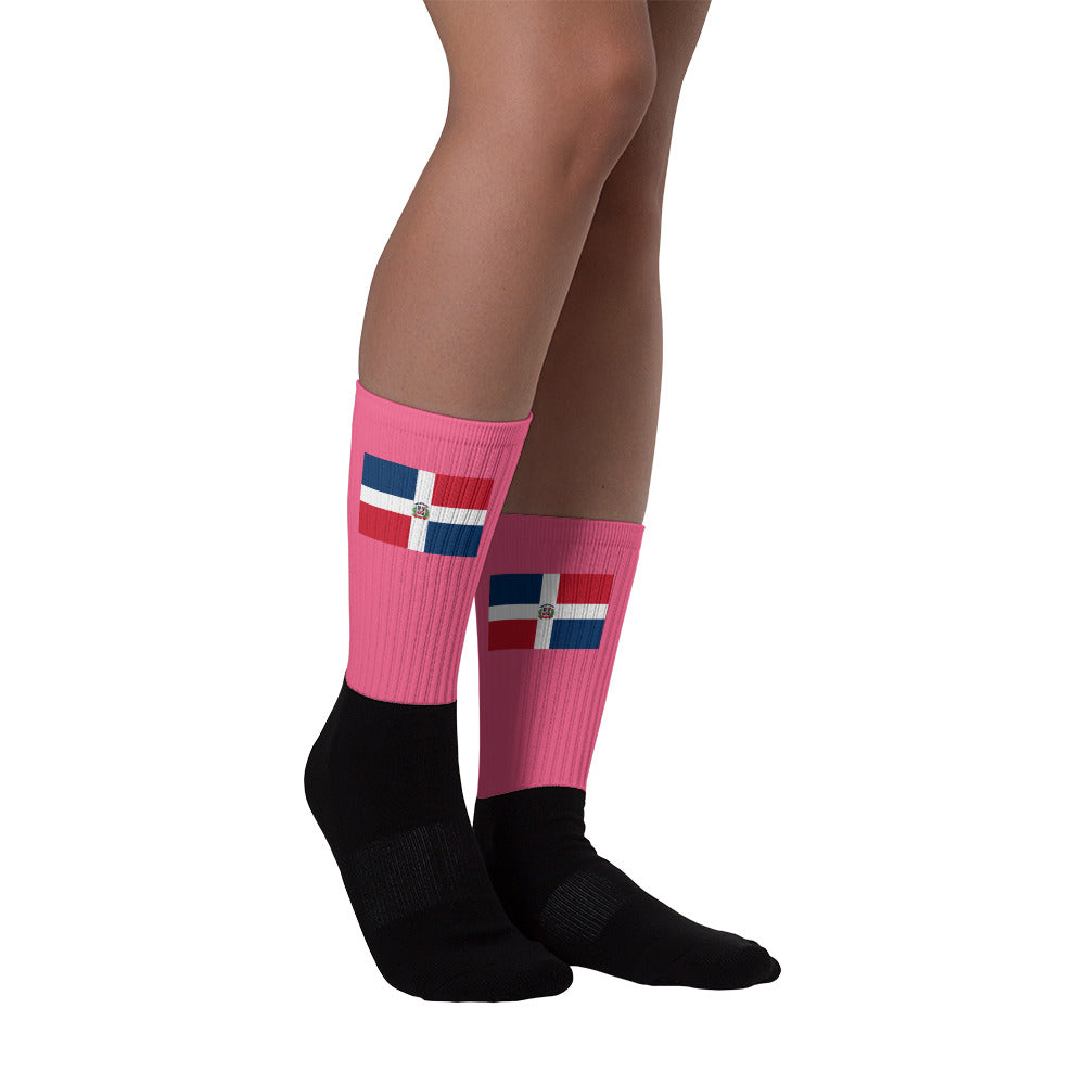 Chaussettes avec drapeau RD 1844 (rose)