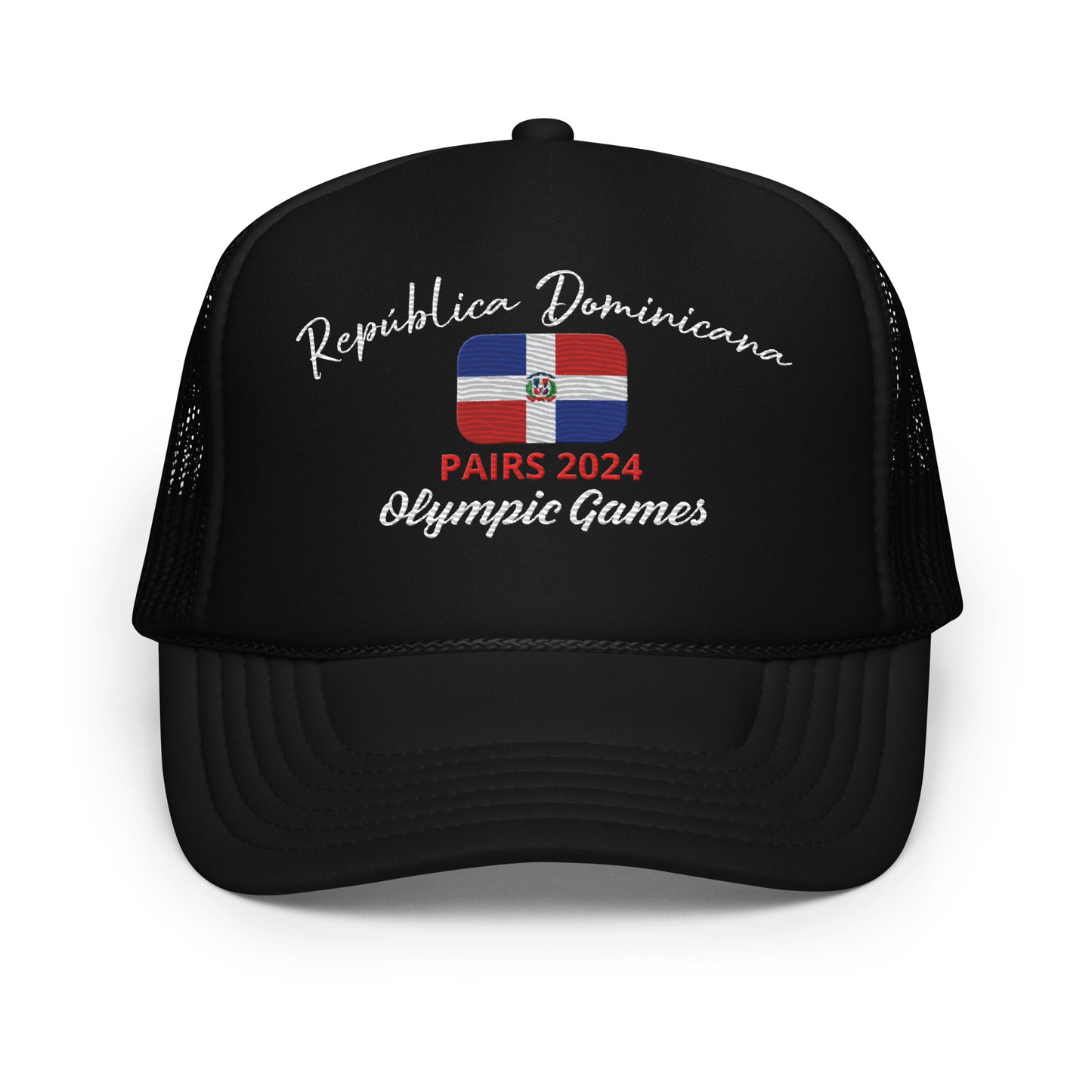 Paris 2024 Olympic Games Foam trucker hat (DARK-EN)