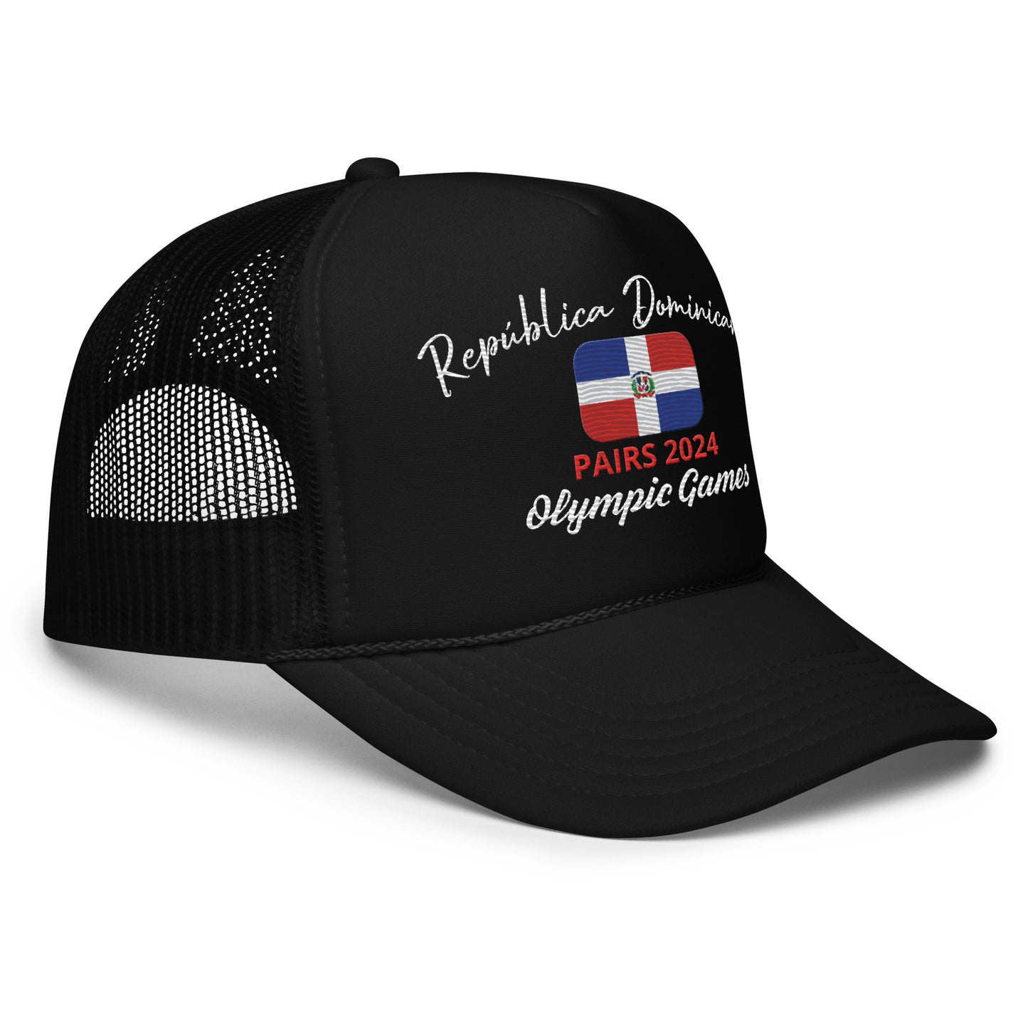 Paris 2024 Olympic Games Foam trucker hat (DARK-EN)