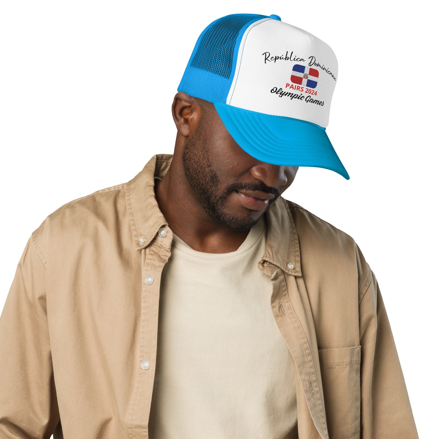 Paris 2024 Olympic Games Foam trucker hat (LIGHT-EN)