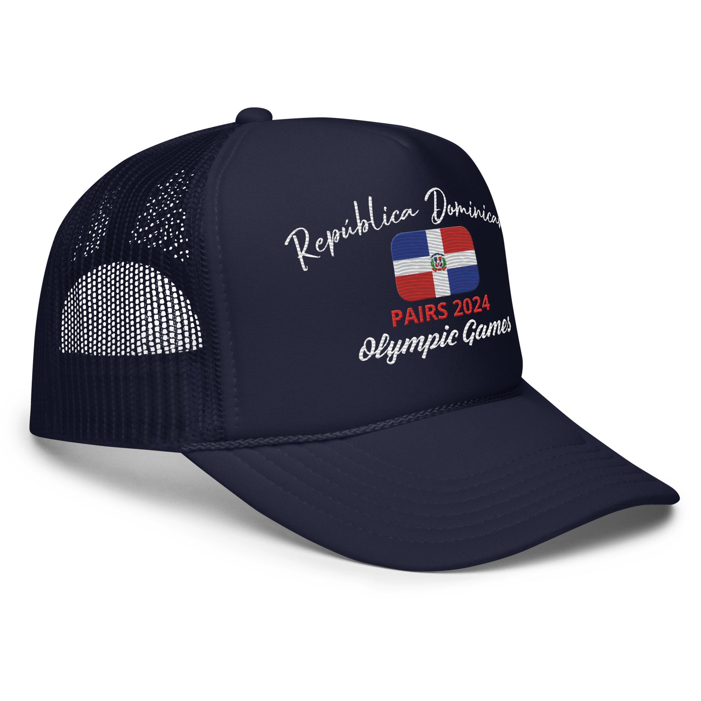 Paris 2024 Olympic Games Foam trucker hat (DARK-EN)