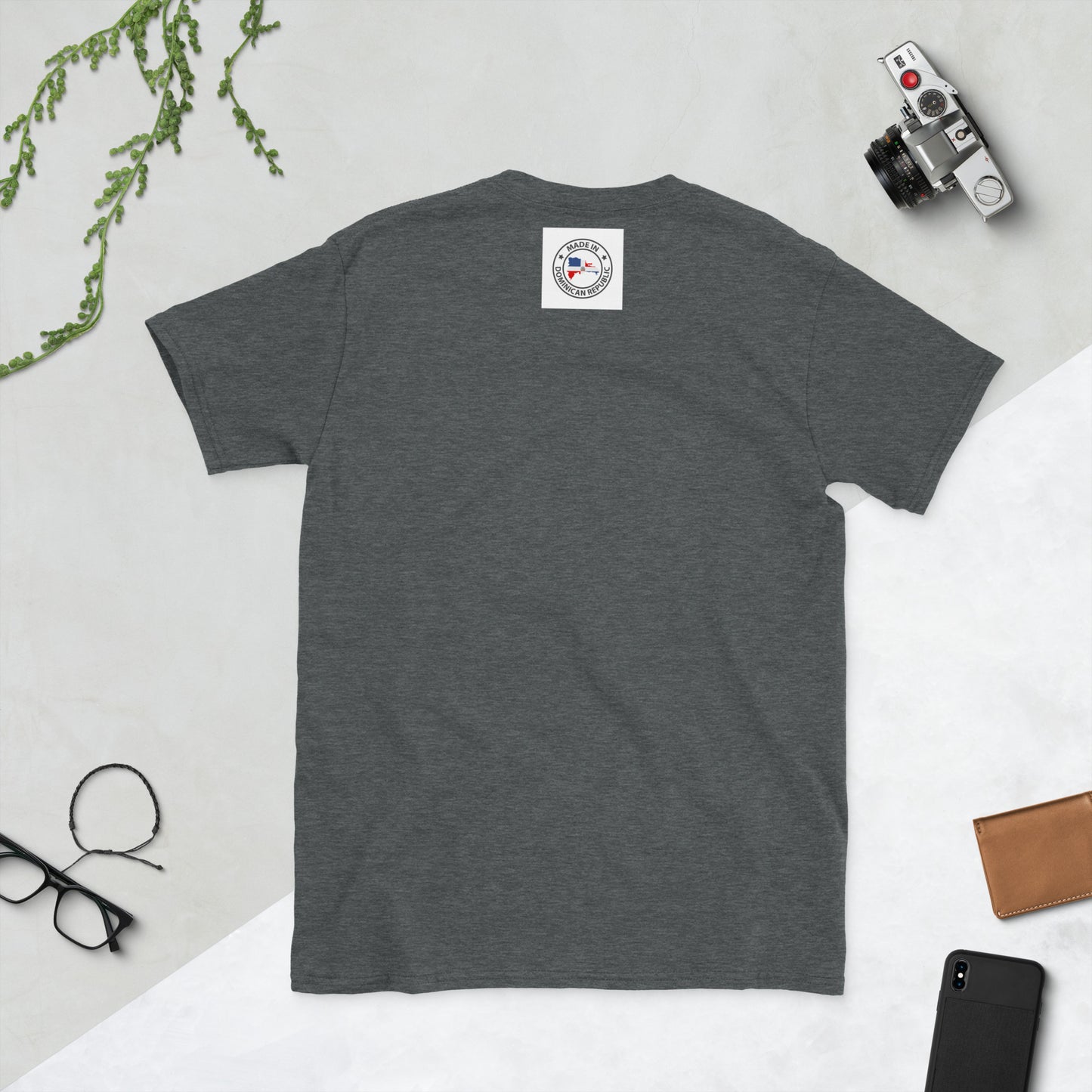 T-shirt unisexe à manches courtes avec logo de baseball RD 1844