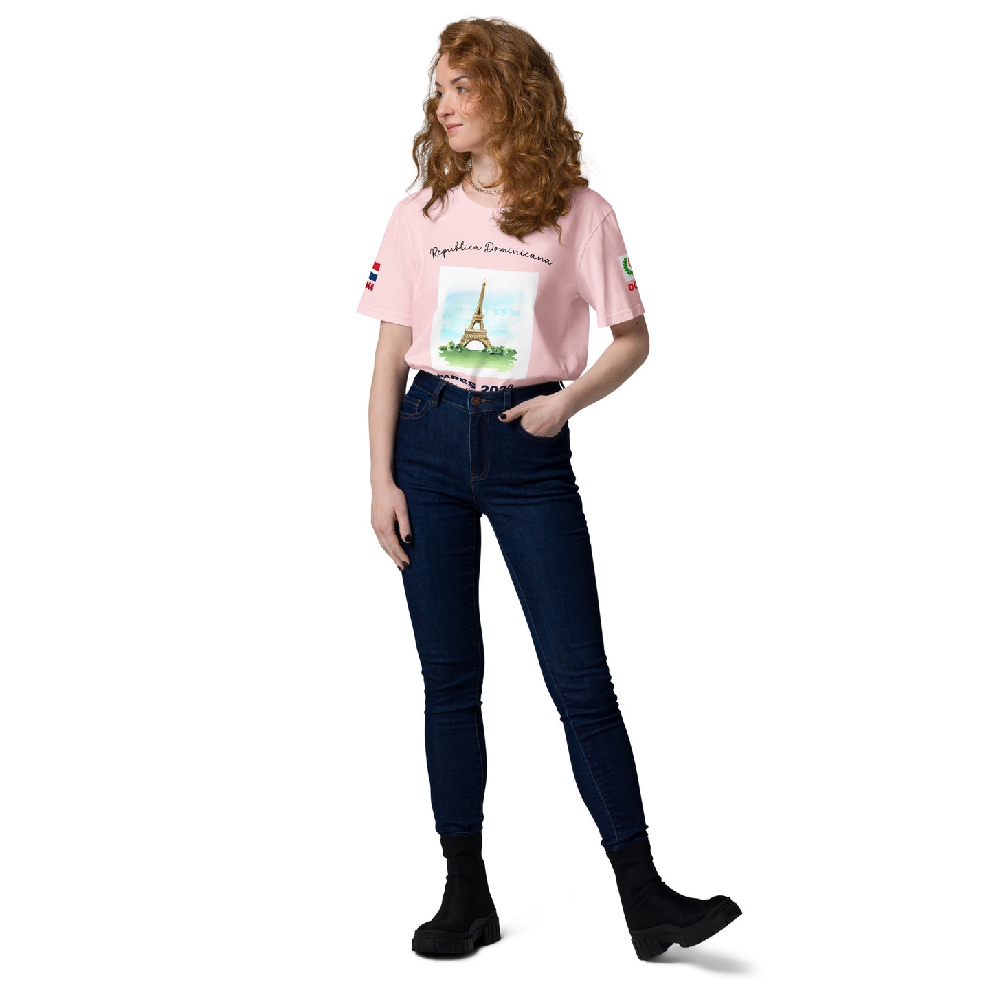 T-shirt unisexe en coton bio des Jeux Olympiques de Paris 2024 (LIGHT-SP)