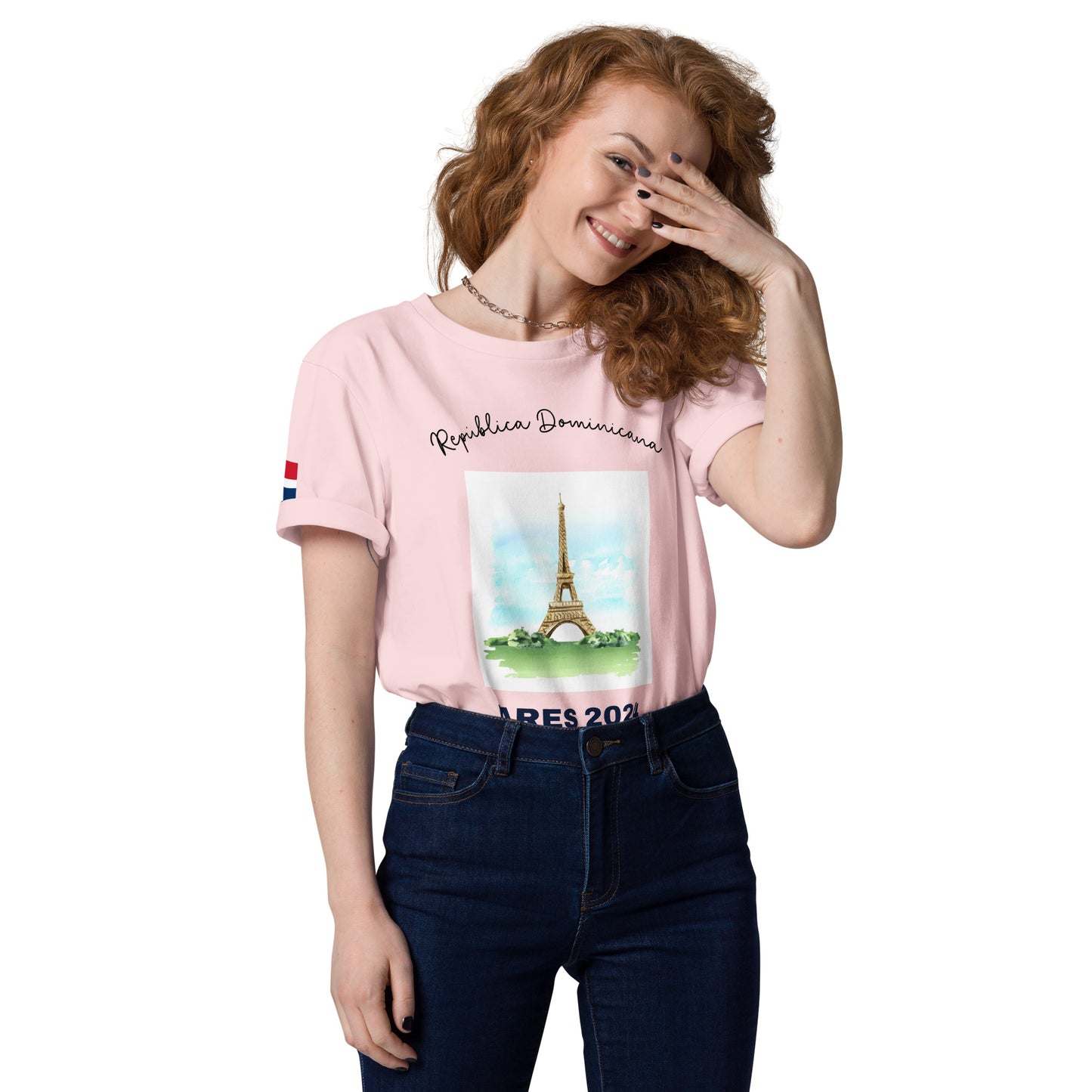 T-shirt unisexe en coton bio des Jeux Olympiques de Paris 2024 (LIGHT-SP)