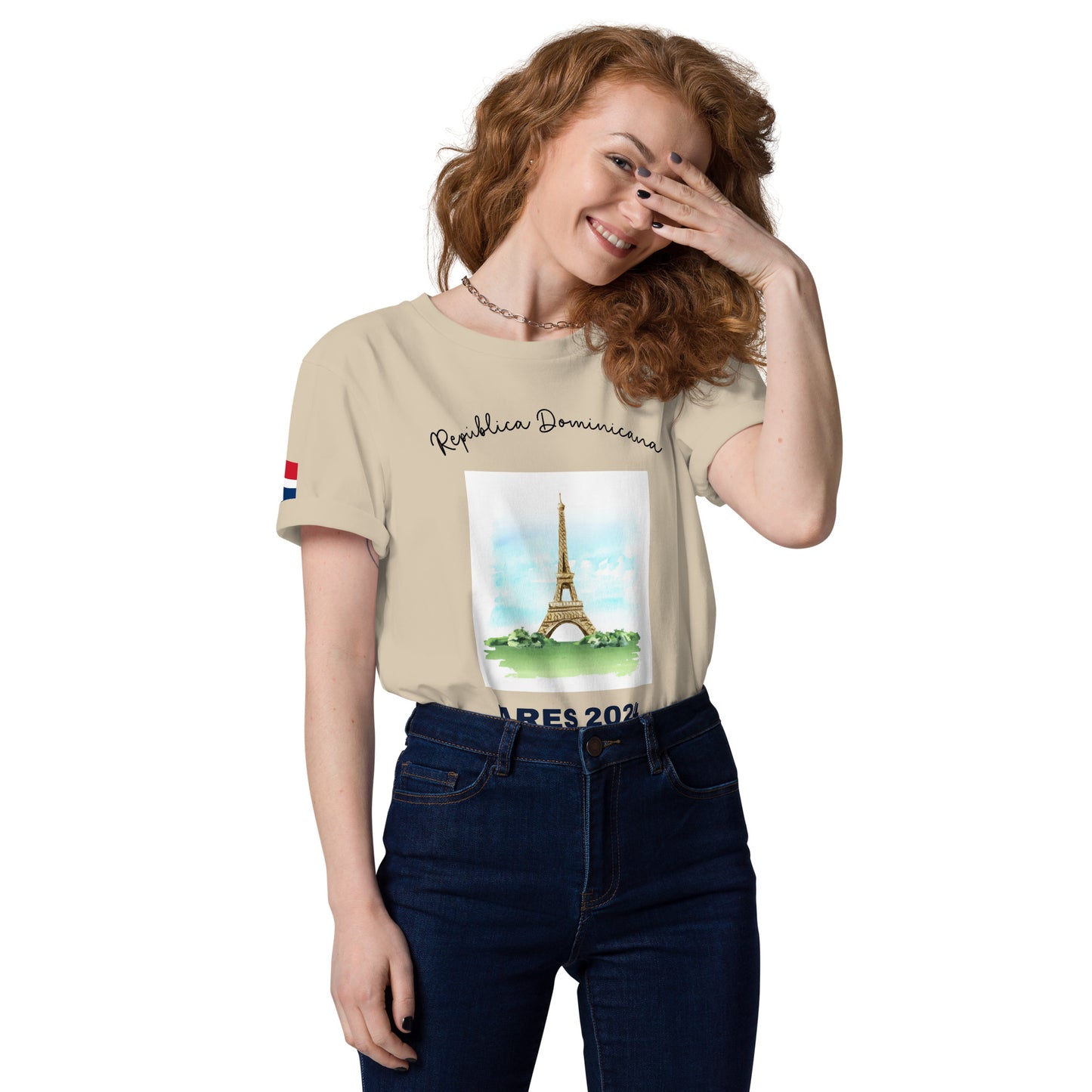 T-shirt unisexe en coton bio des Jeux Olympiques de Paris 2024 (LIGHT-SP)