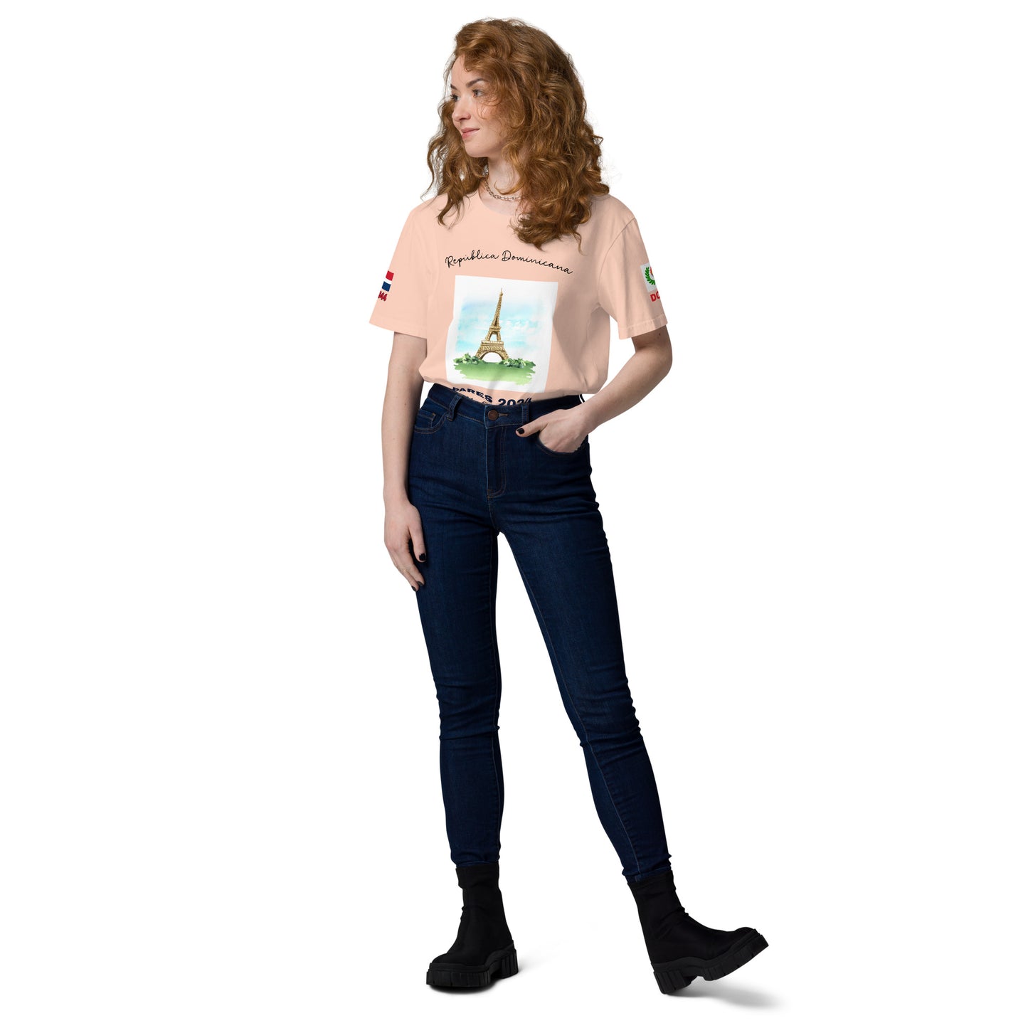 T-shirt unisexe en coton bio des Jeux Olympiques de Paris 2024 (LIGHT-SP)