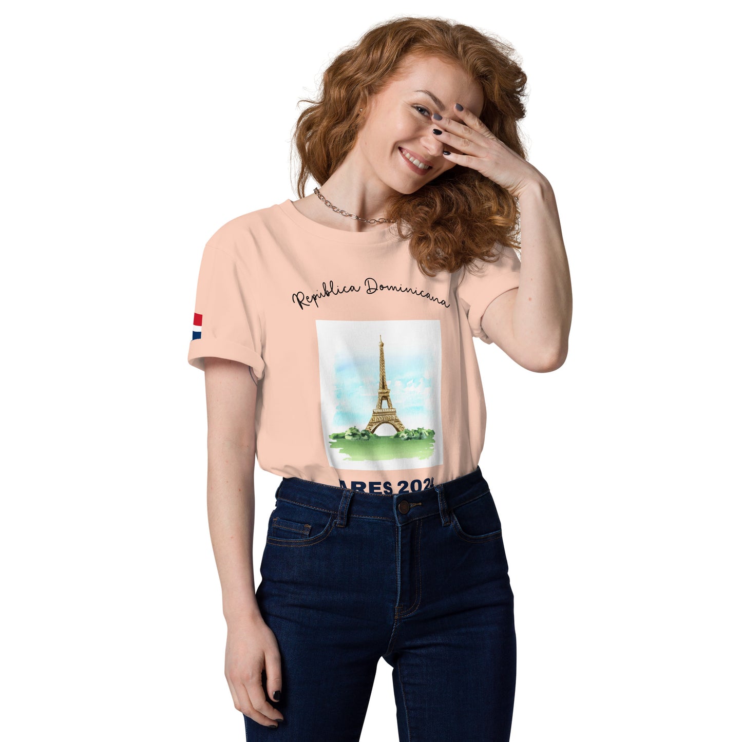 T-shirt unisexe en coton bio des Jeux Olympiques de Paris 2024 (LIGHT-SP)