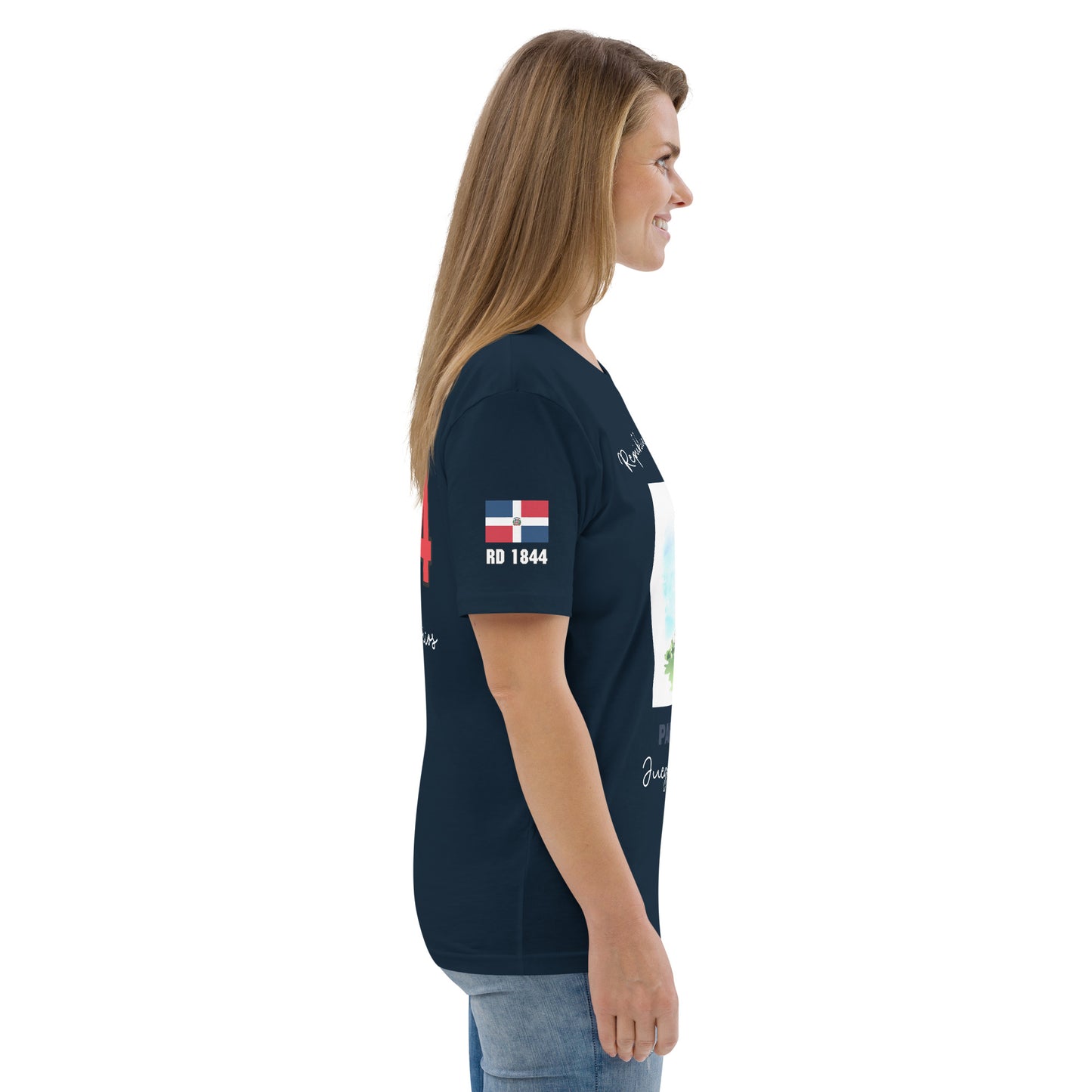 T-shirt unisexe en coton biologique des Jeux Olympiques de Paris 2024 (DARK-SP)