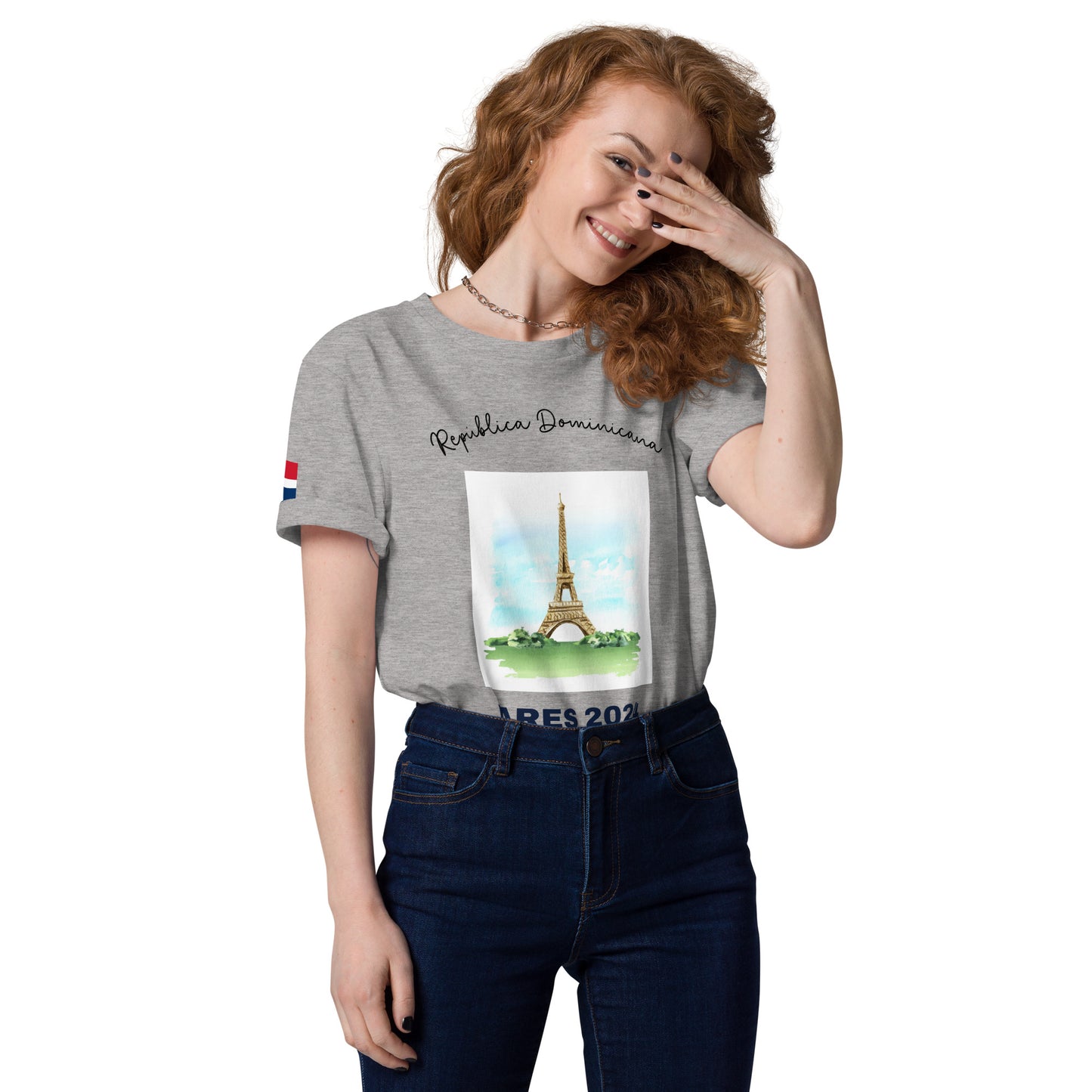T-shirt unisexe en coton bio des Jeux Olympiques de Paris 2024 (LIGHT-SP)