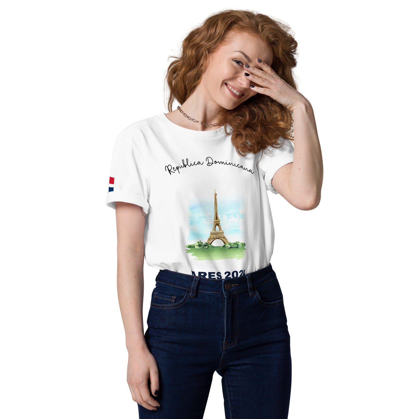 T-shirt unisexe en coton bio des Jeux Olympiques de Paris 2024 (LIGHT-SP)