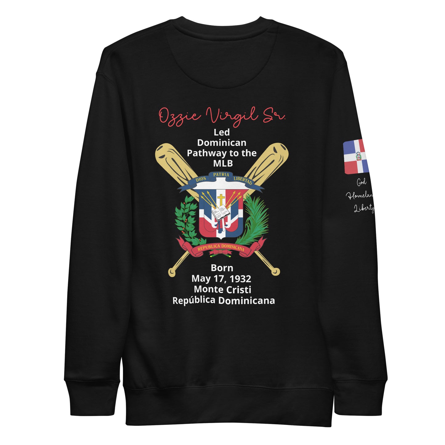Sweat-shirt unisexe de qualité supérieure OV-SR RD 1844