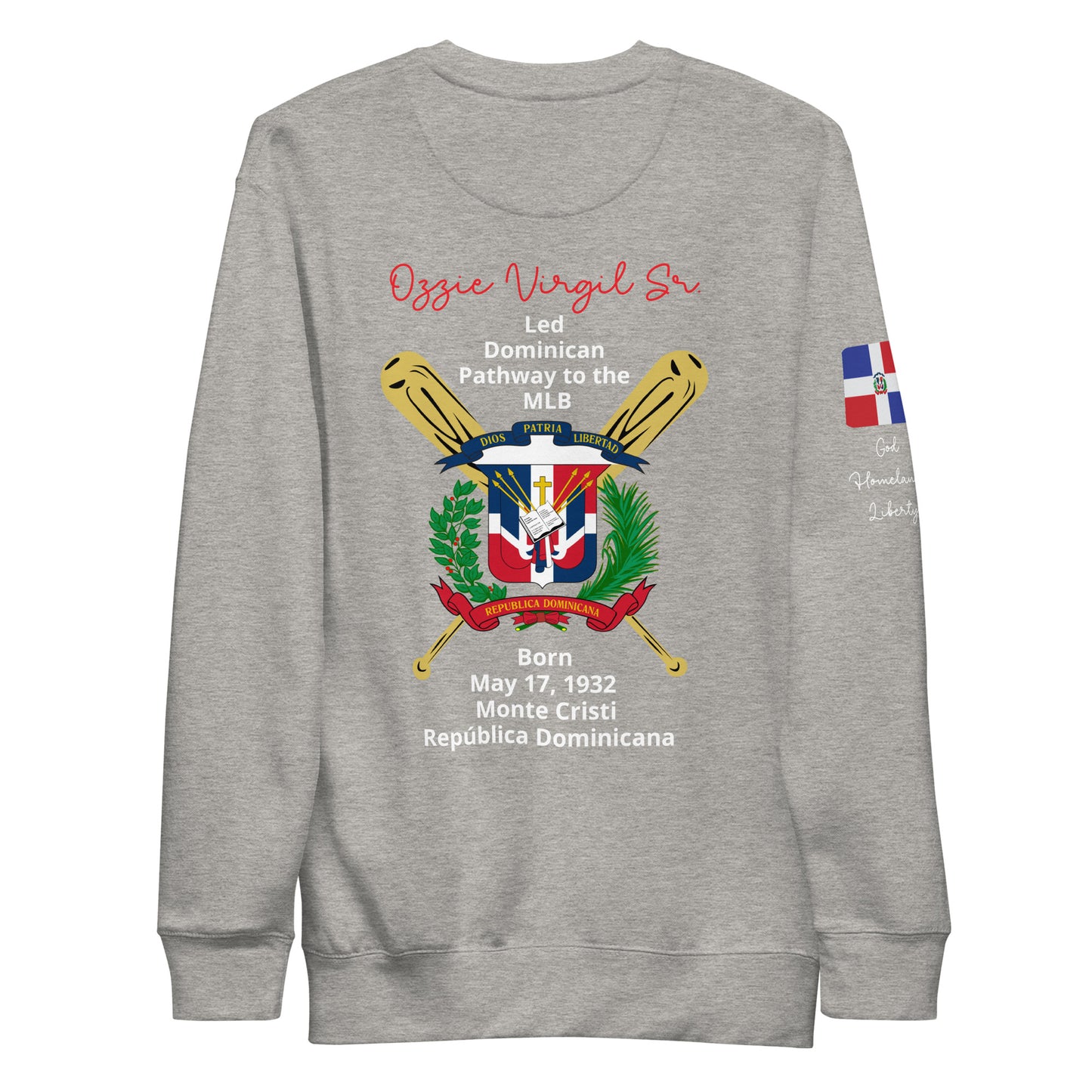 Sweat-shirt unisexe de qualité supérieure OV-SR RD 1844