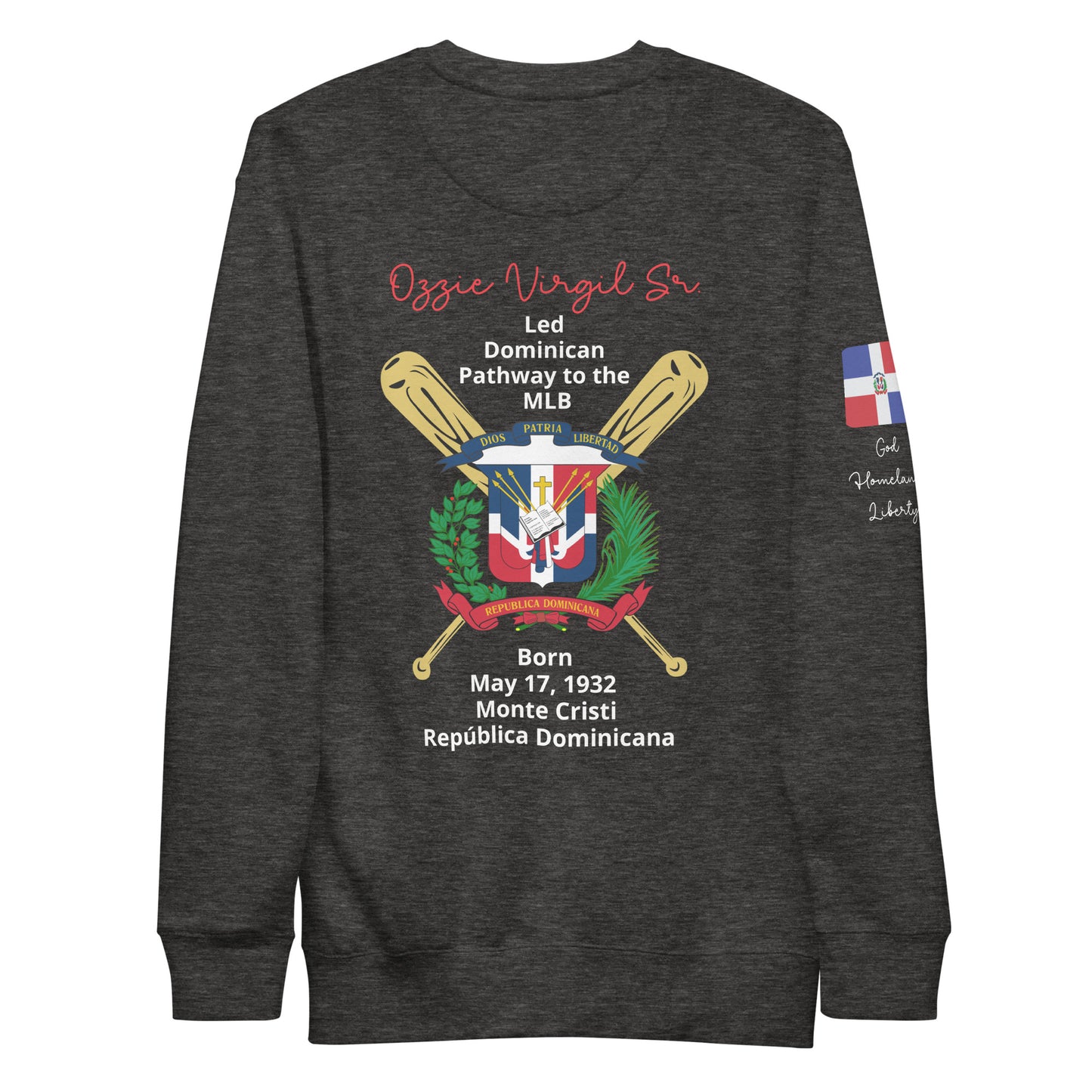 Sweat-shirt unisexe de qualité supérieure OV-SR RD 1844