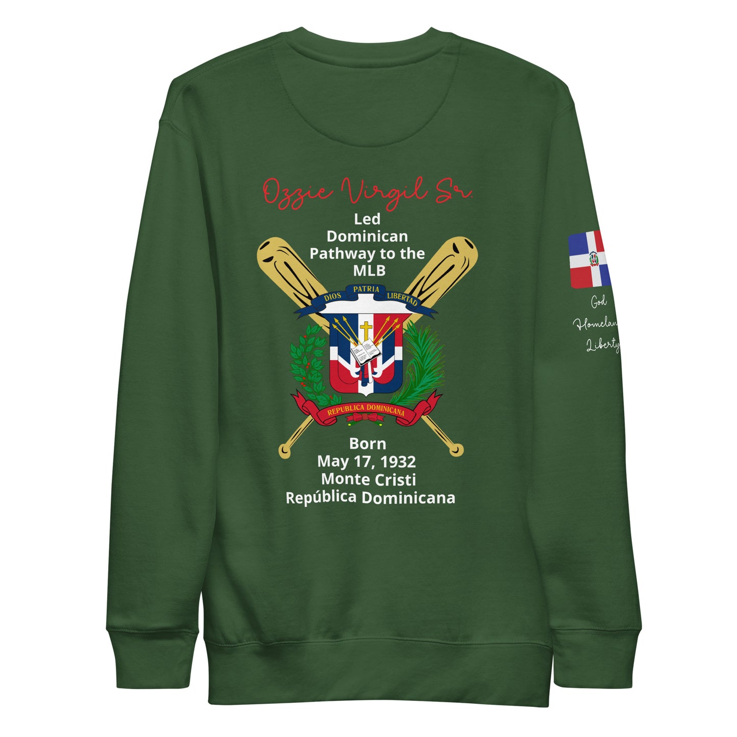Sweat-shirt unisexe de qualité supérieure OV-SR RD 1844