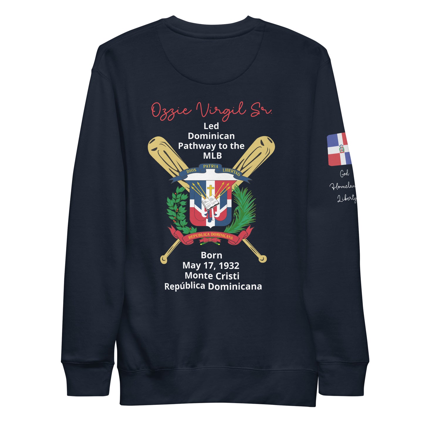 Sweat-shirt unisexe de qualité supérieure OV-SR RD 1844