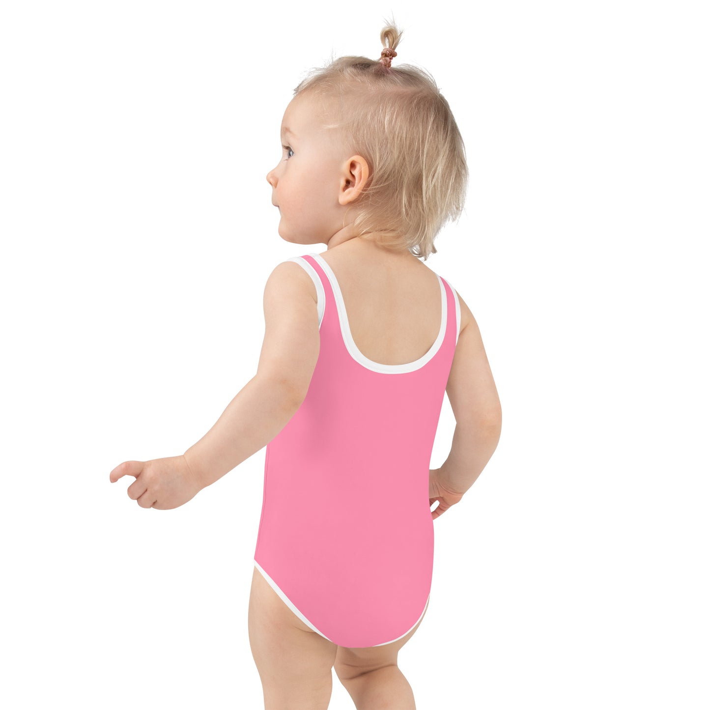 RD 1844 Seal All-Over Print Kids Swimsuit (Pink)