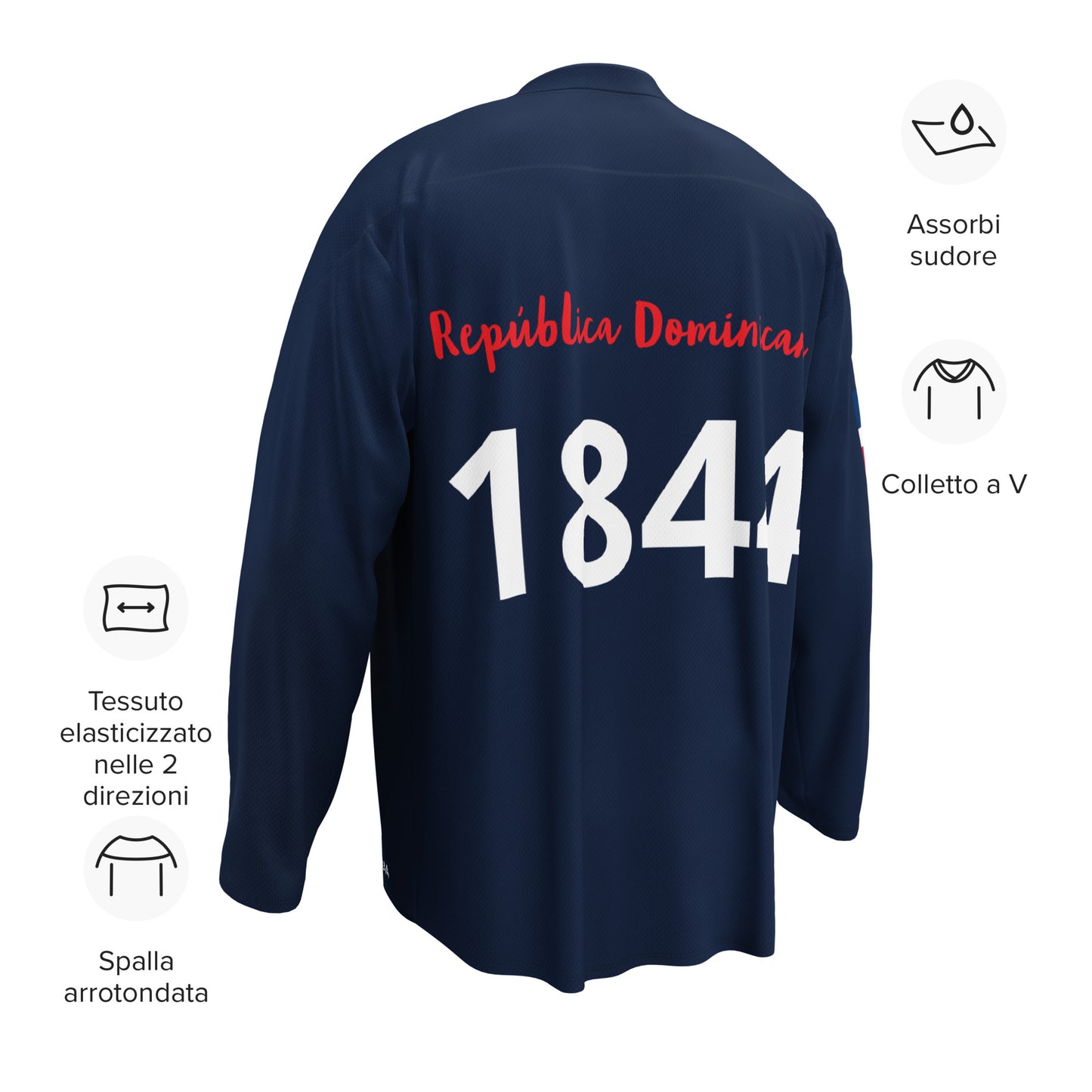 RD 1844 Seal Recycled hockey fan Jersey (Navy Blue)