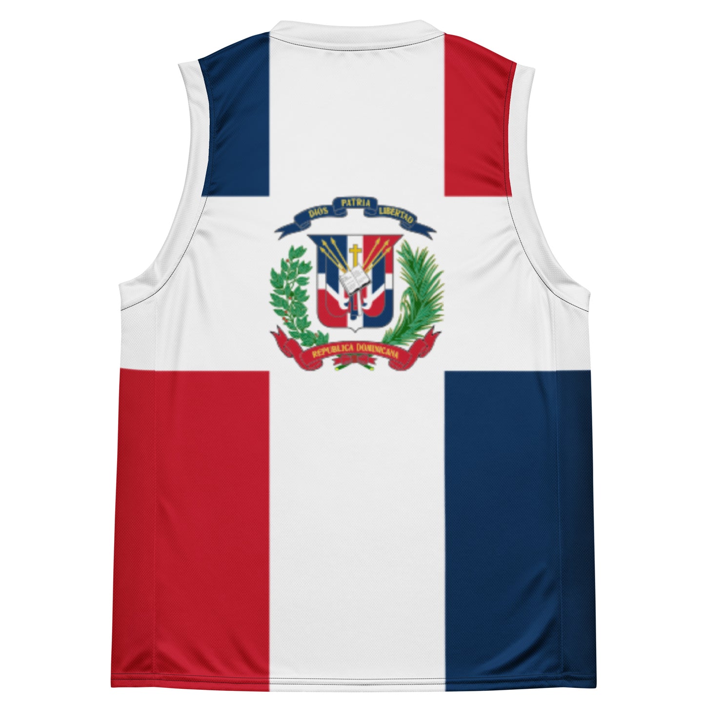 RD 1844 Seal/ Flag Recycled unisex Basketball Jersey (White)