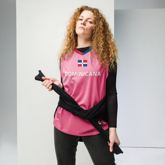 RD 1844 Seal/ Flag Recycled unisex Basketball Jersey (Womens-Pink)