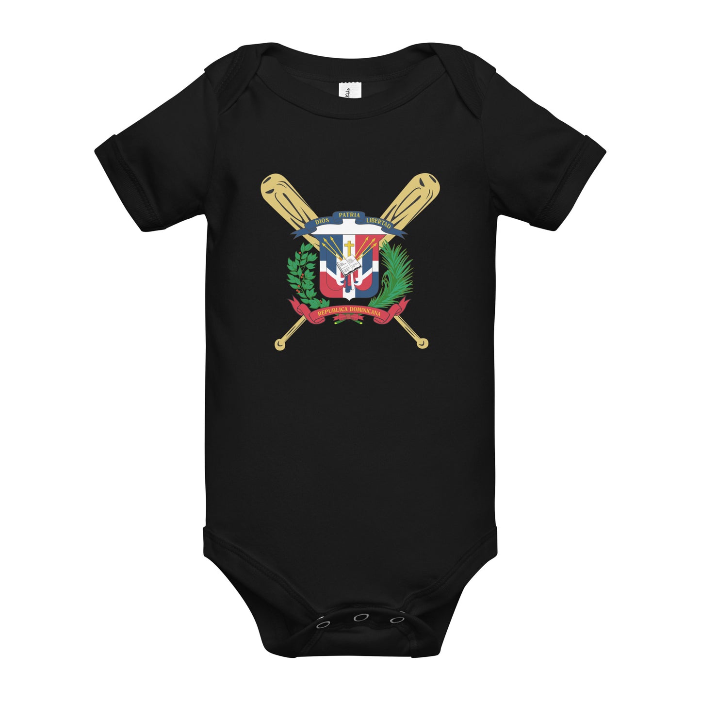 RD 1844 Baseball Seal Baby short sleeve one piece