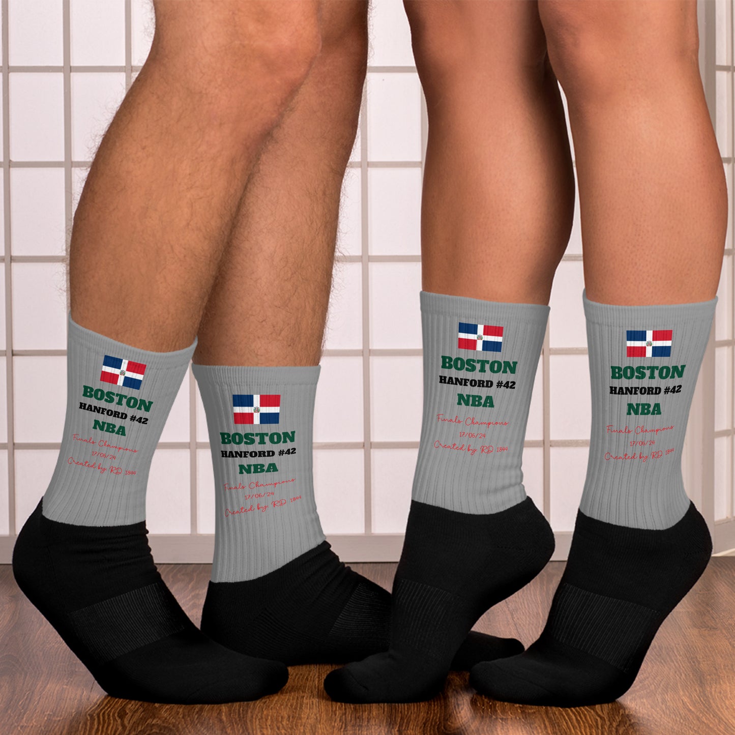 RD 1844-Boston/ NBA/ Finals 2024 Socks