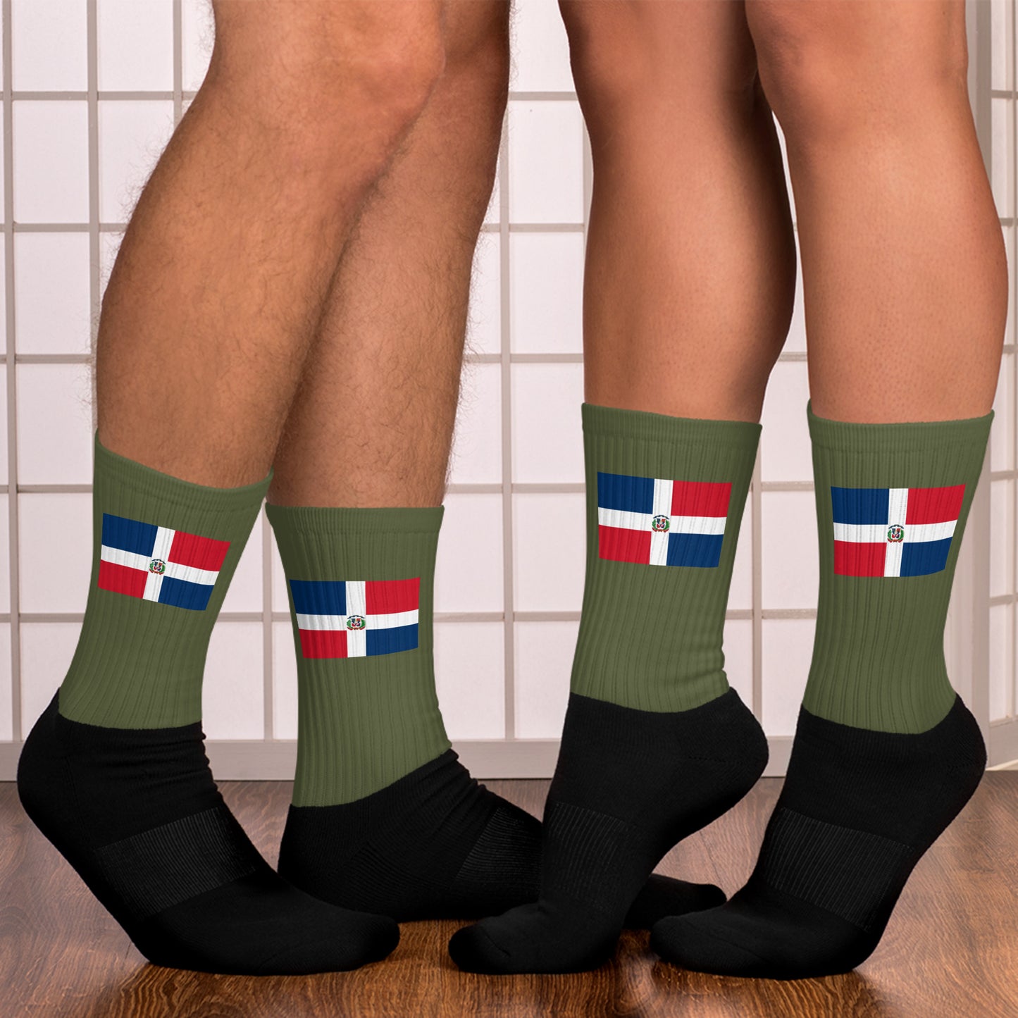 RD 1844 Flag Socks (Army-Green)