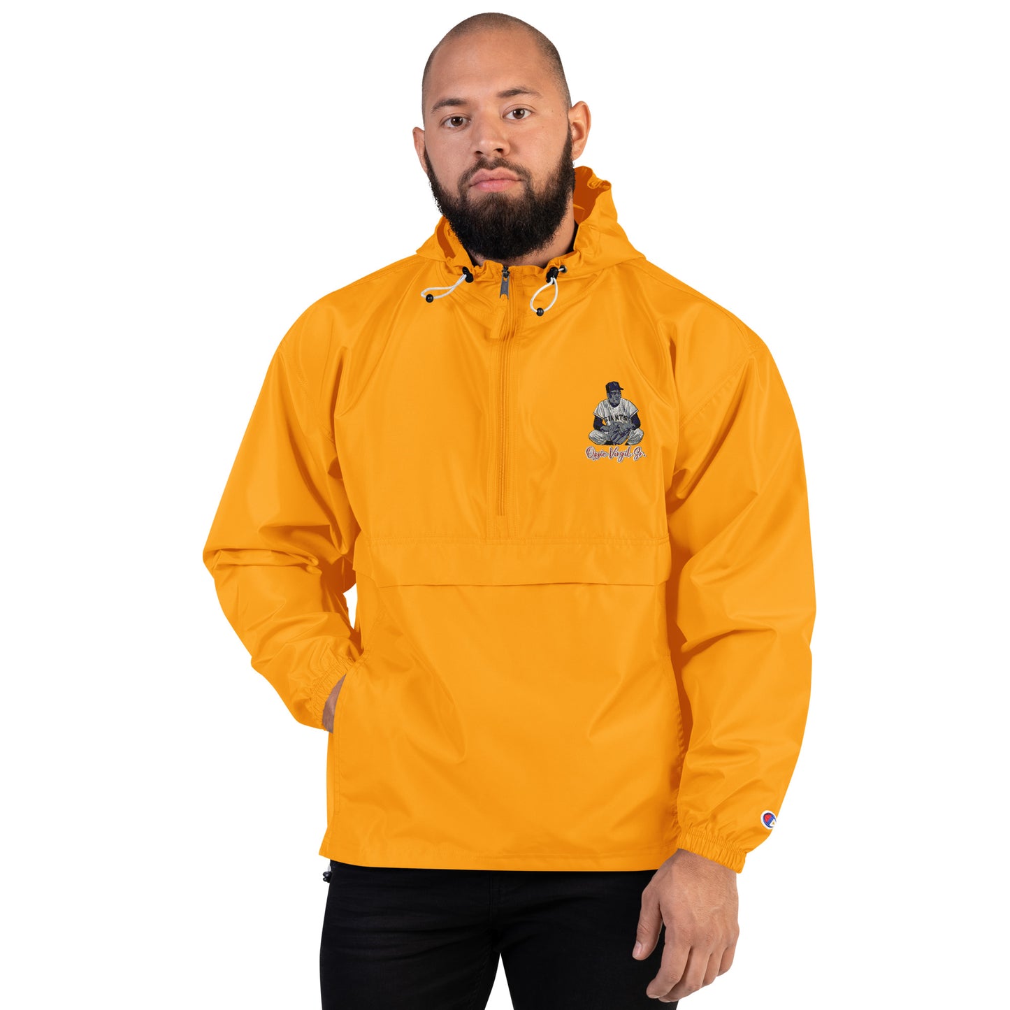 OV-SR Embroidered Champion Packable Jacket