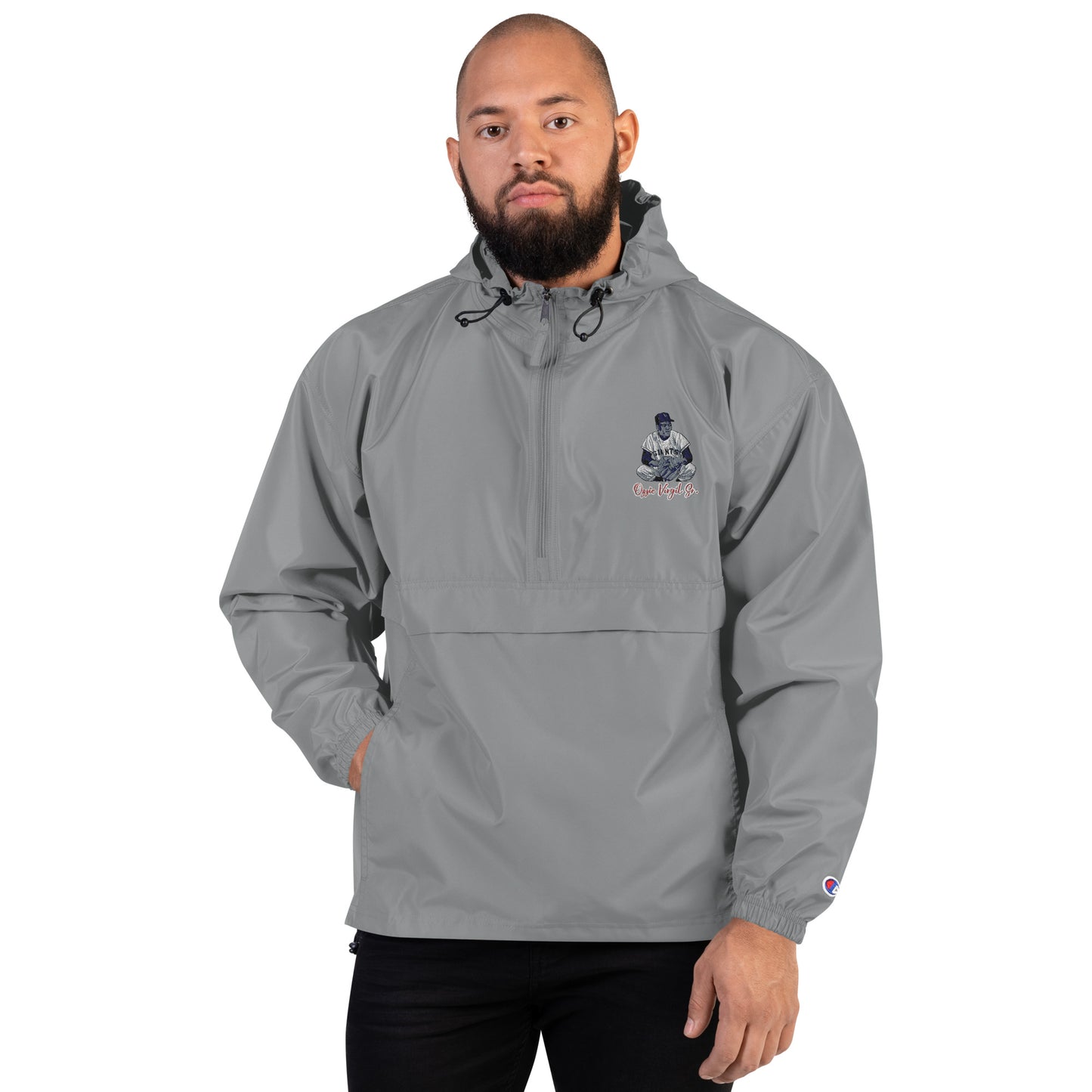 OV-SR Embroidered Champion Packable Jacket