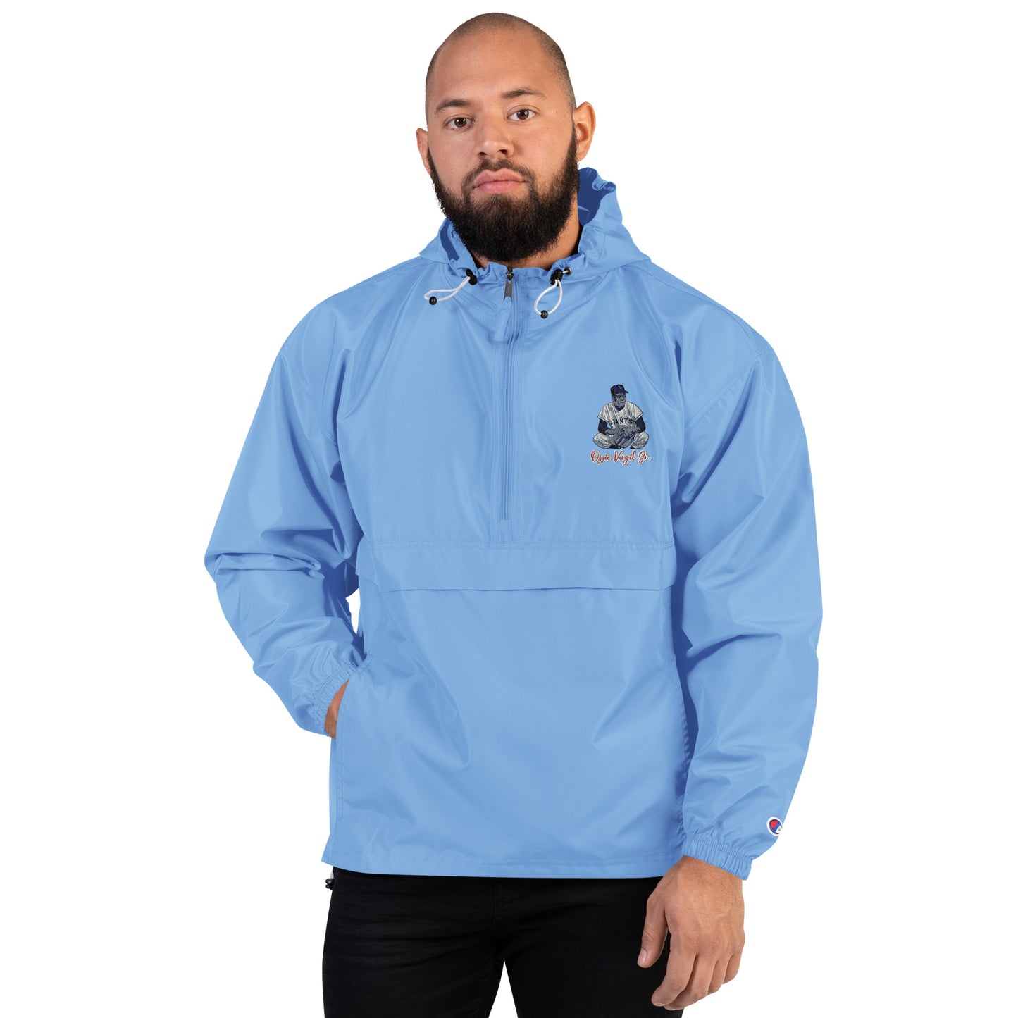 OV-SR Embroidered Champion Packable Jacket