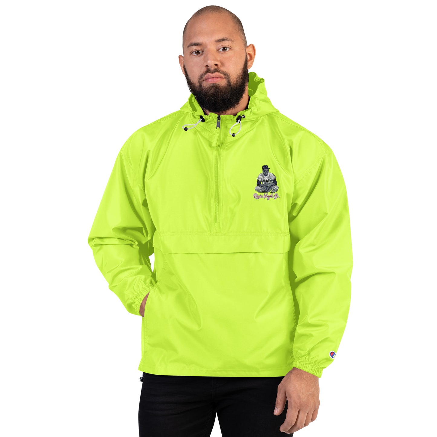 OV-SR Embroidered Champion Packable Jacket