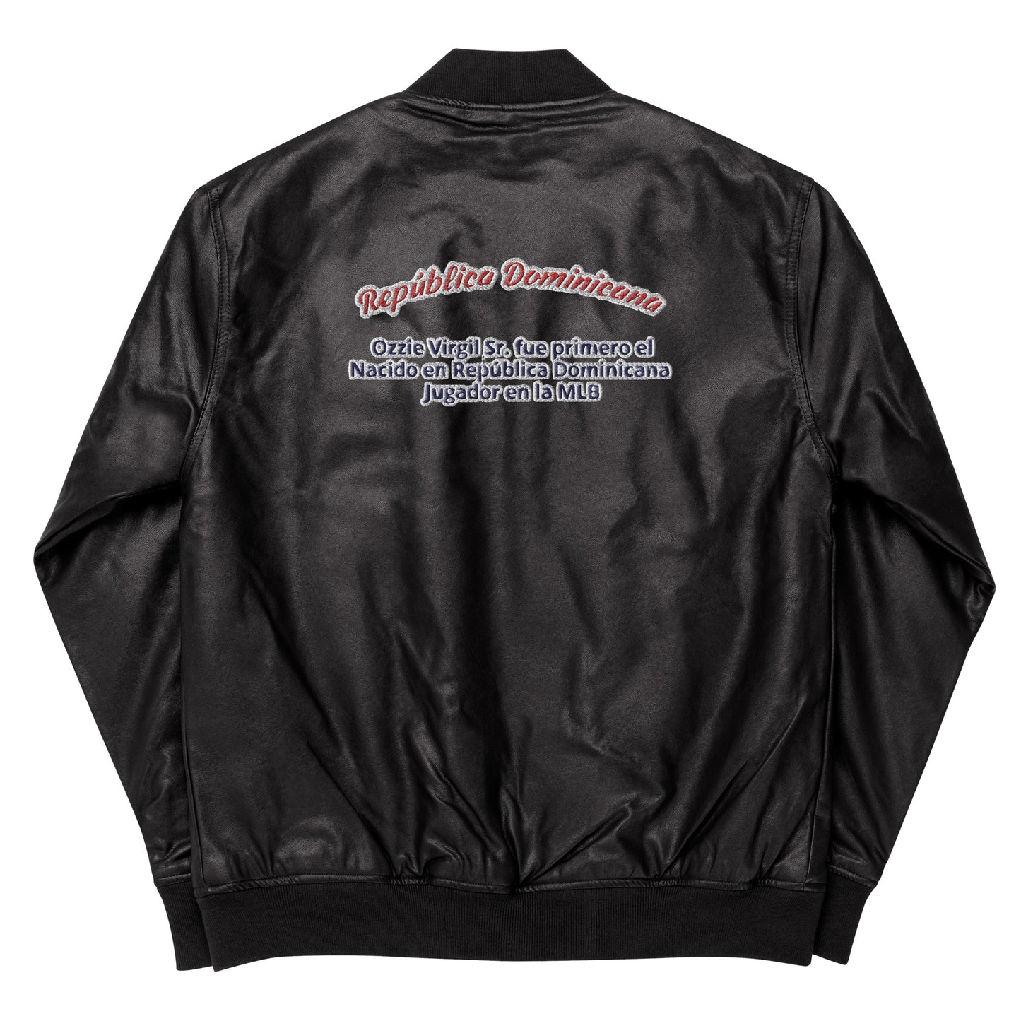 OV-SR Leather Bomber Jacket (Spanish)