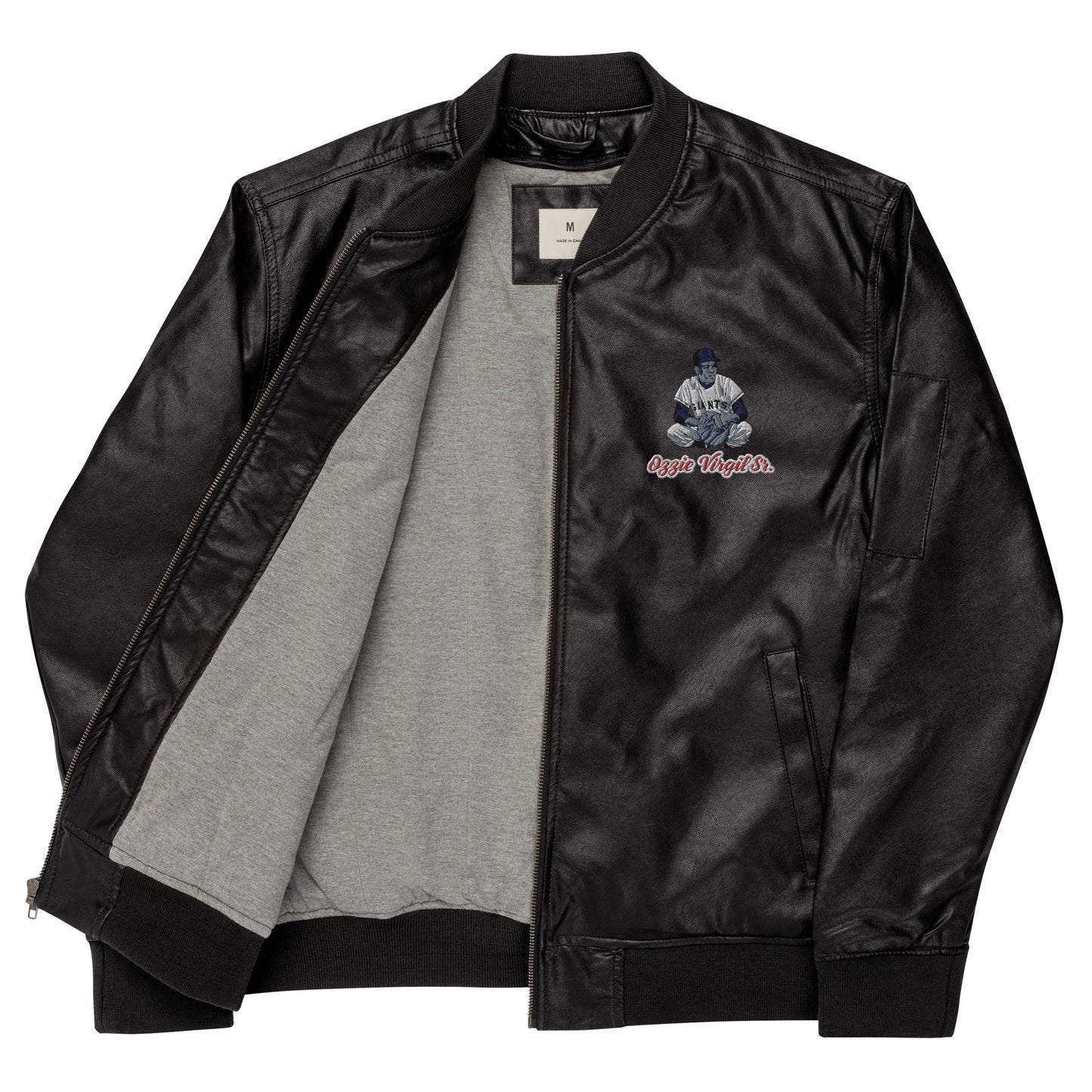 OV-SR Leather Bomber Jacket (Spanish)