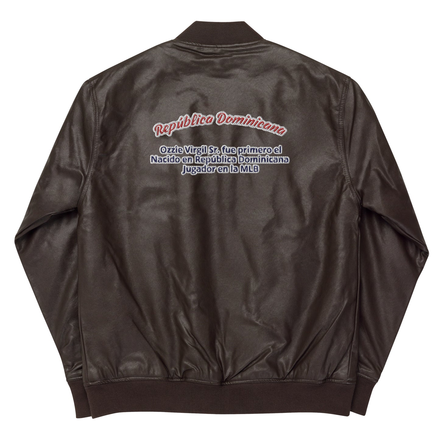 OV-SR Leather Bomber Jacket (Spanish)