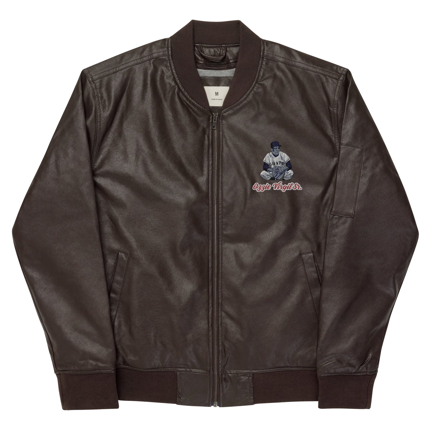 OV-SR Leather Bomber Jacket (Spanish)