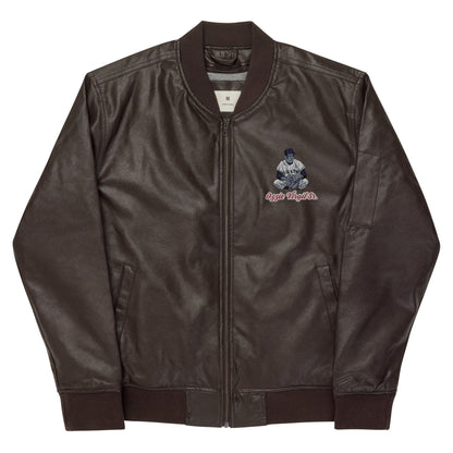 OV-SR Leather Bomber Jacket (Spanish)