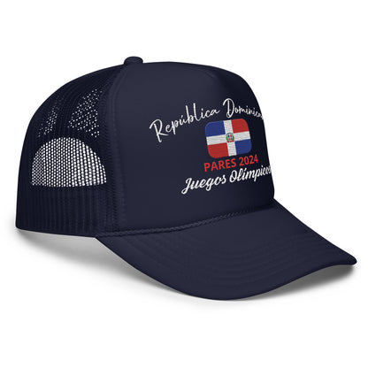 Casquette trucker en mousse des Jeux Olympiques de Paris 2024 (DARK-SP)