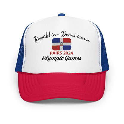 Casquette trucker en mousse des Jeux Olympiques de Paris 2024 (LIGHT-FR)