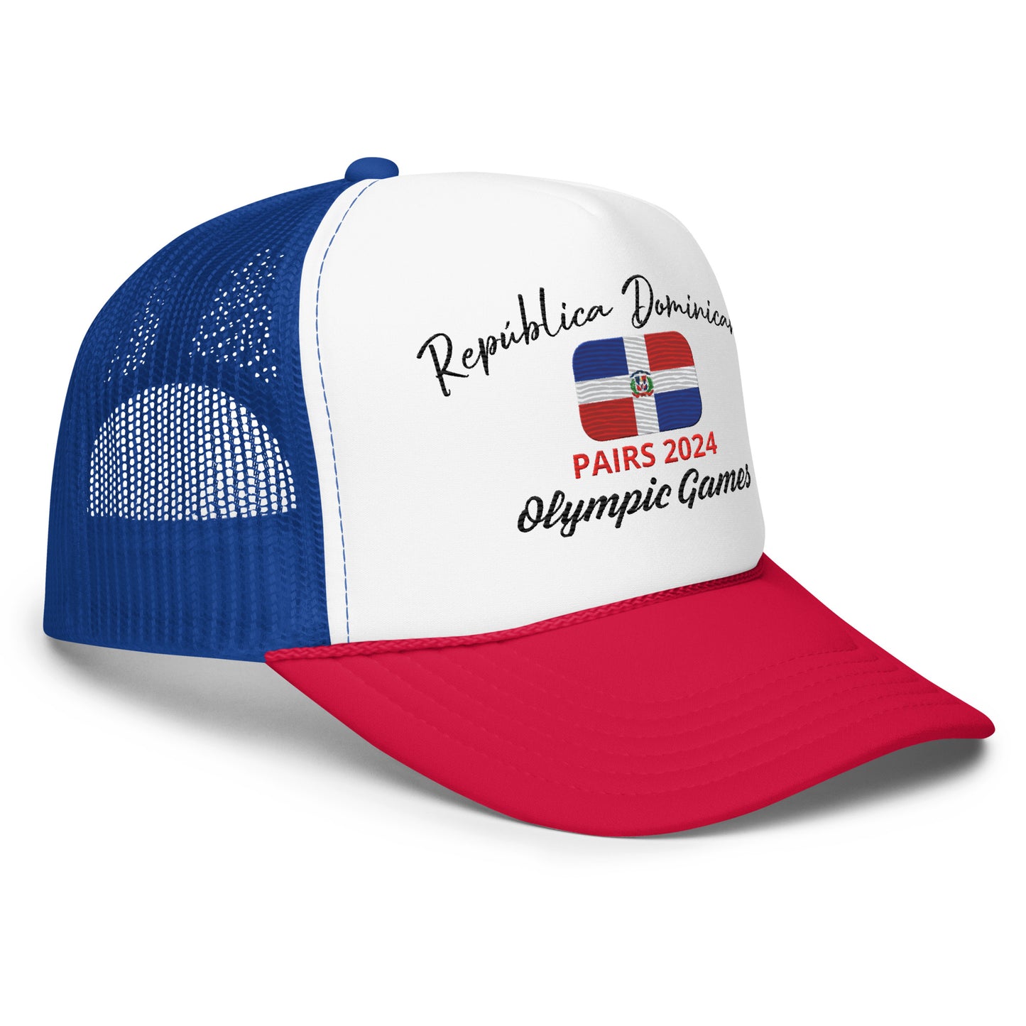 Casquette trucker en mousse des Jeux Olympiques de Paris 2024 (LIGHT-FR)