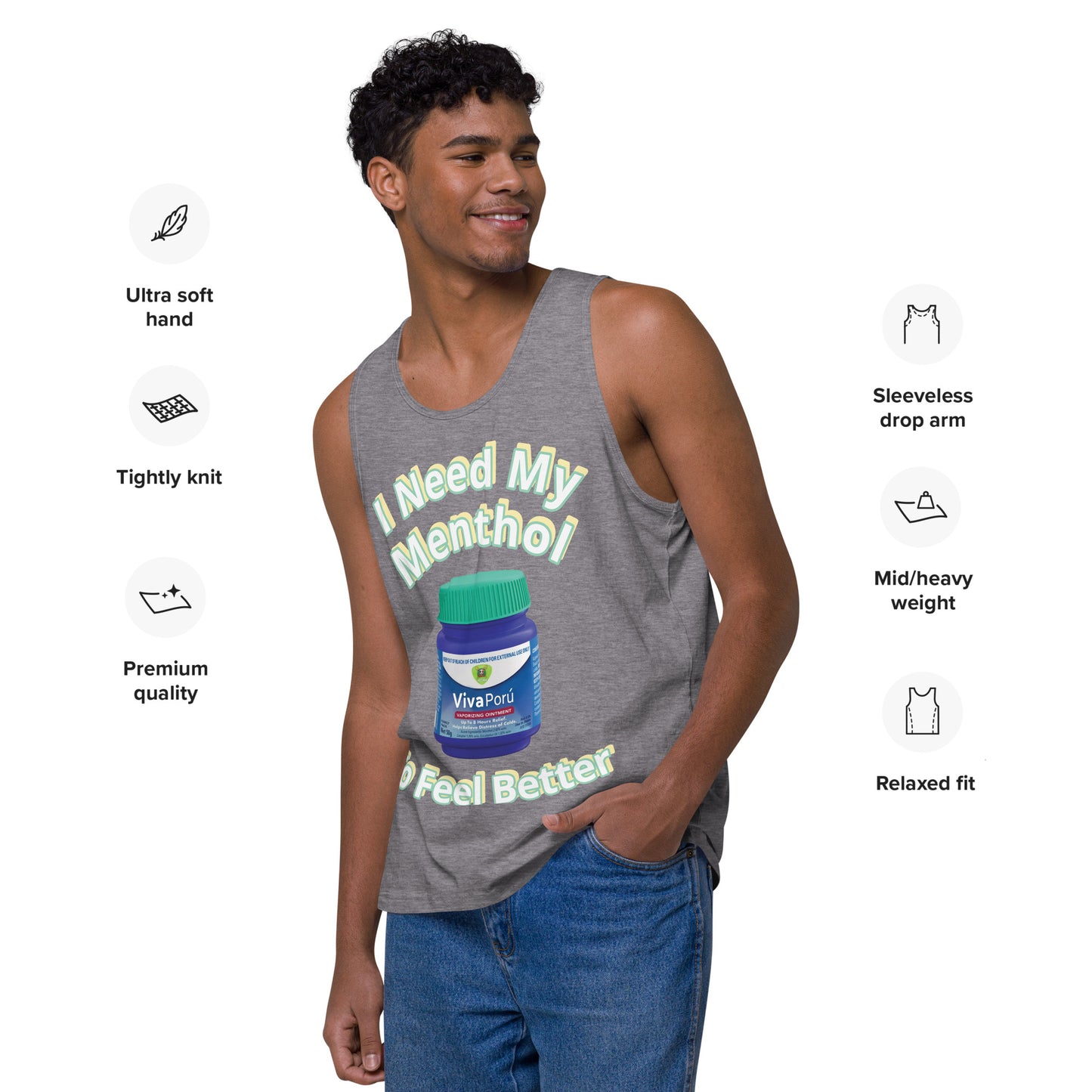 RD 1844 Menthol Men’s premium tank top