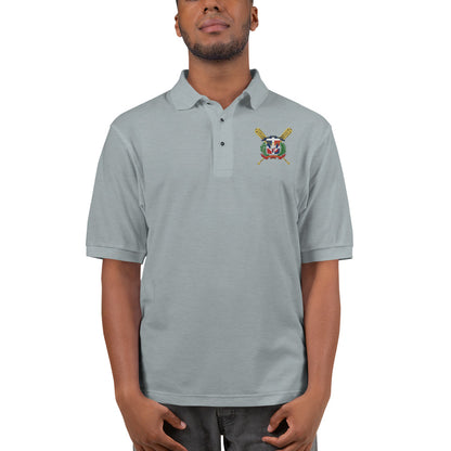 RD 1844 Baseball Seal Men's Premium Polo