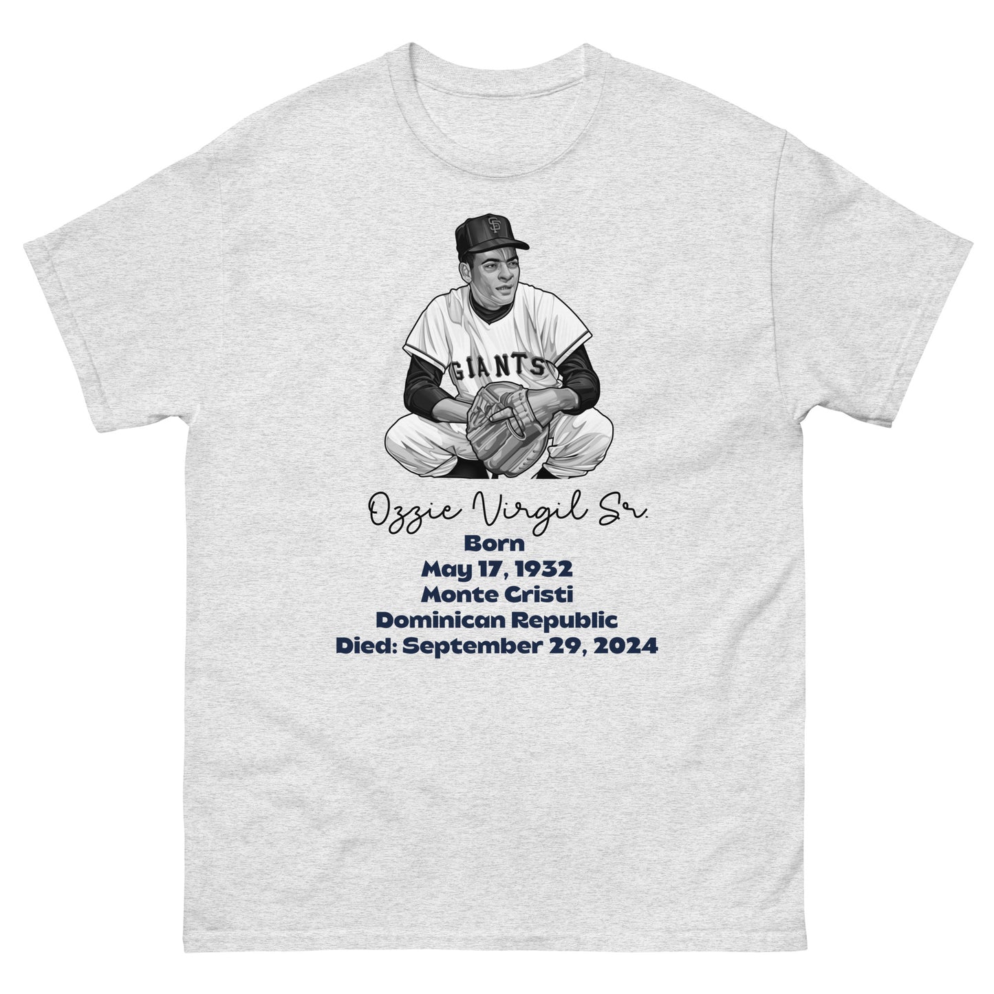 Memory of Ozzie Virgil Sr. Unisex classic tee (English)