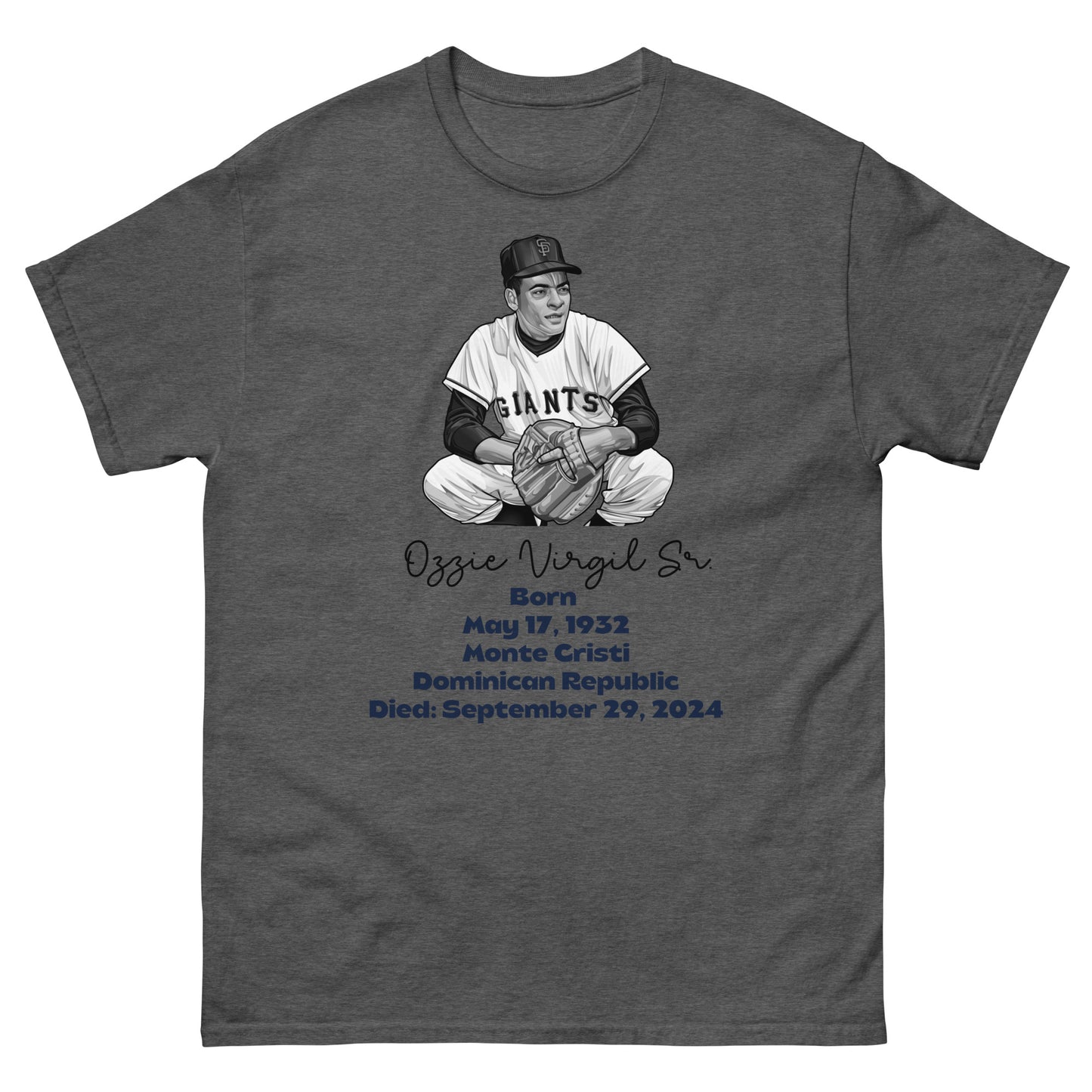 Memory of Ozzie Virgil Sr. Unisex classic tee (English)