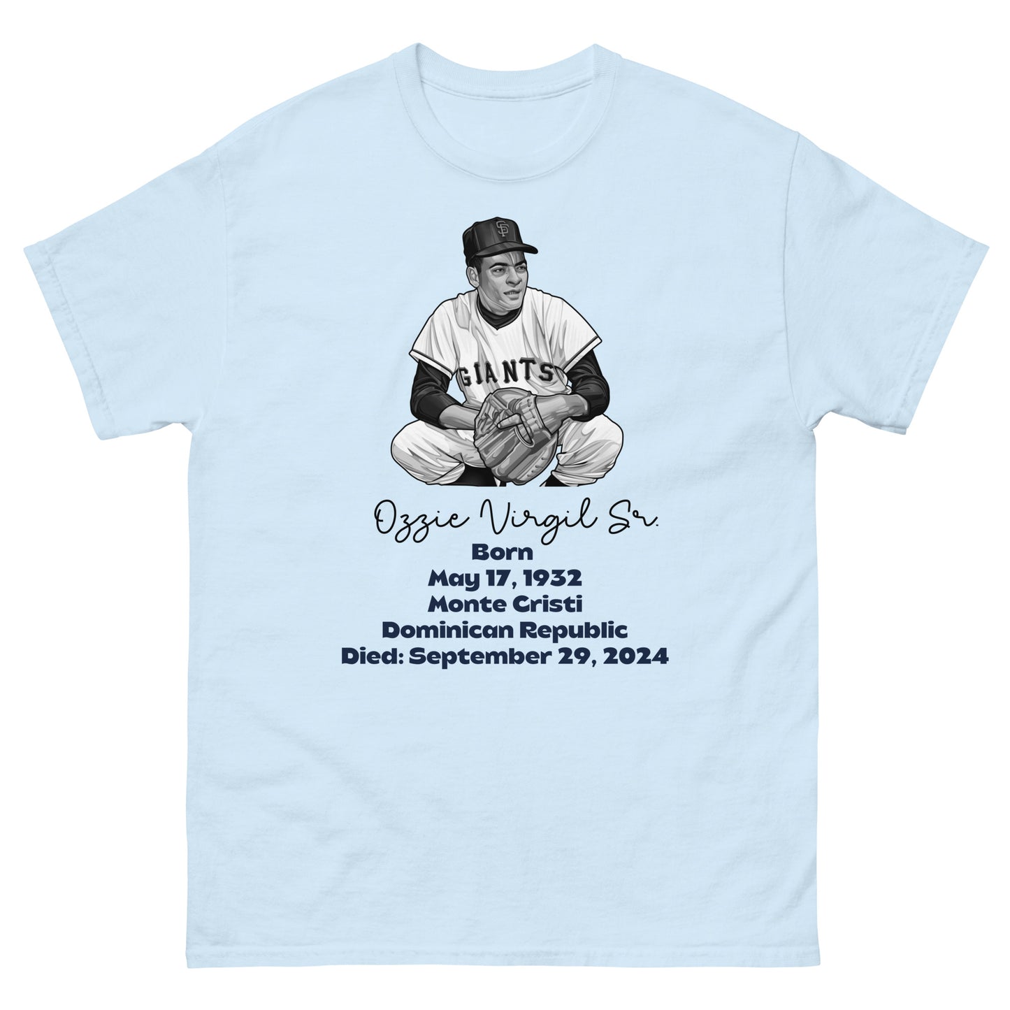 Memory of Ozzie Virgil Sr. Unisex classic tee (English)