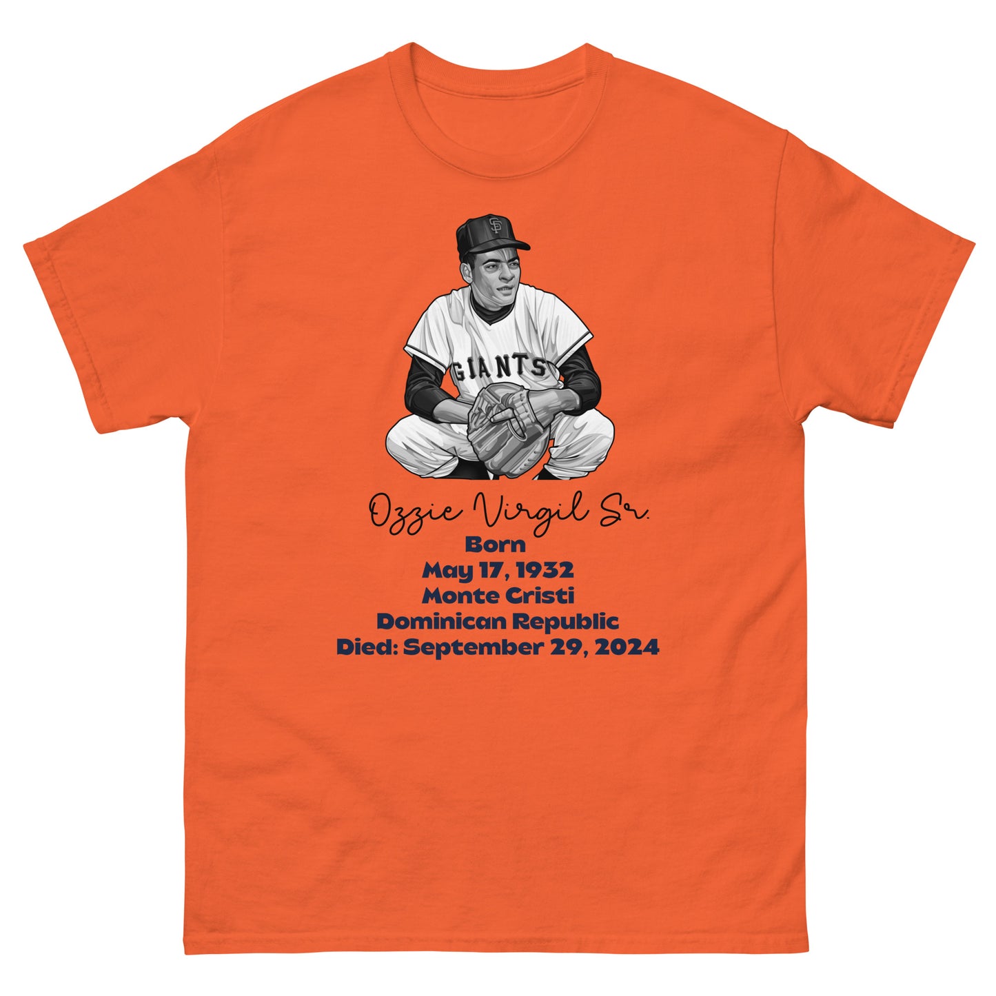 Memory of Ozzie Virgil Sr. Unisex classic tee (English)