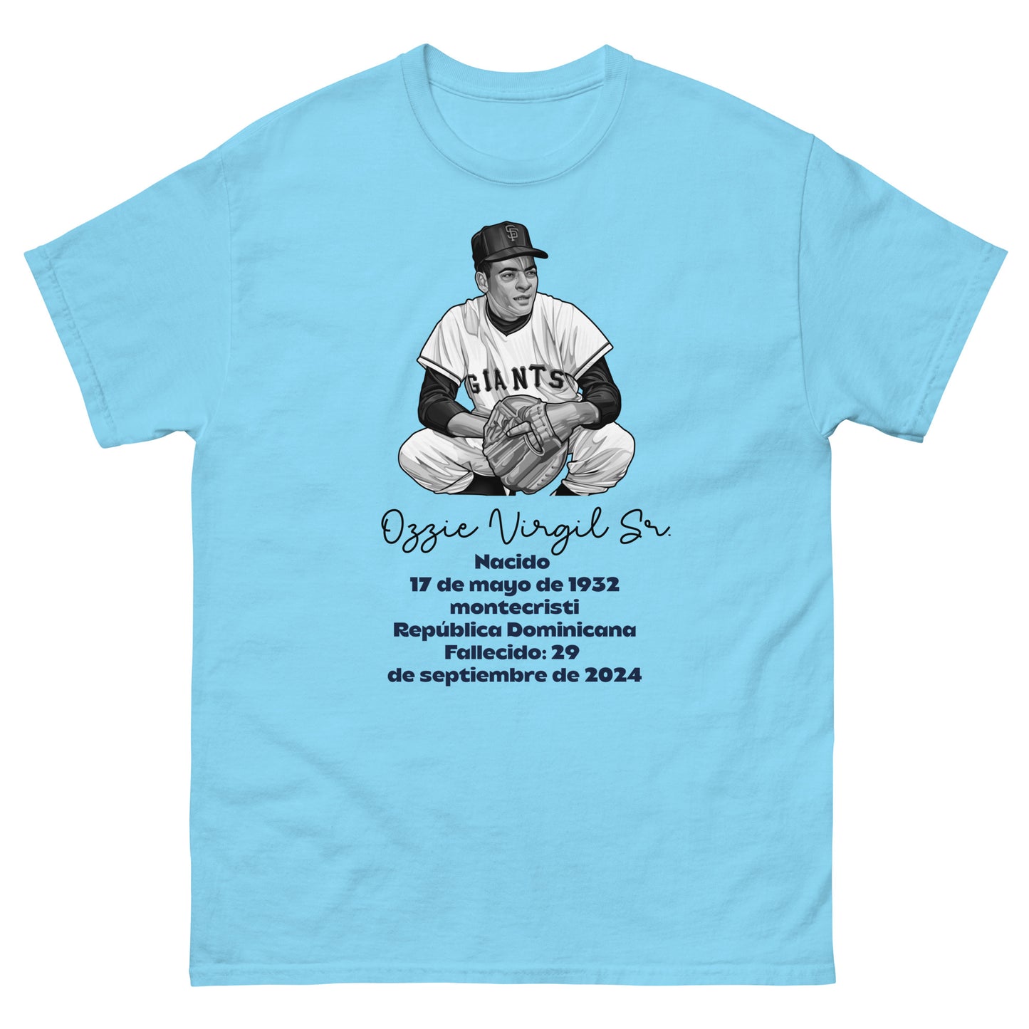 Memoria de Ozzie Virgil Sr. Camiseta clásica unisex (Español)