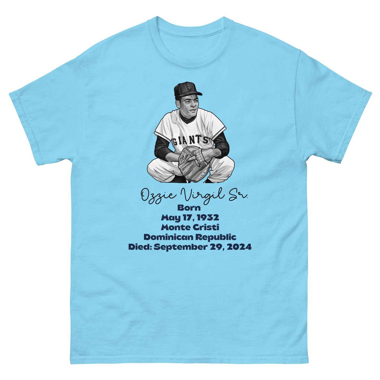 Memory of Ozzie Virgil Sr. Unisex classic tee (English)